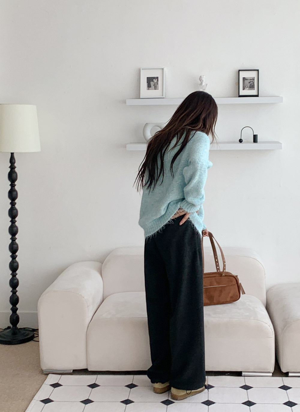 メランジボタンラグランニット | DHOLIC | 詳細画像28