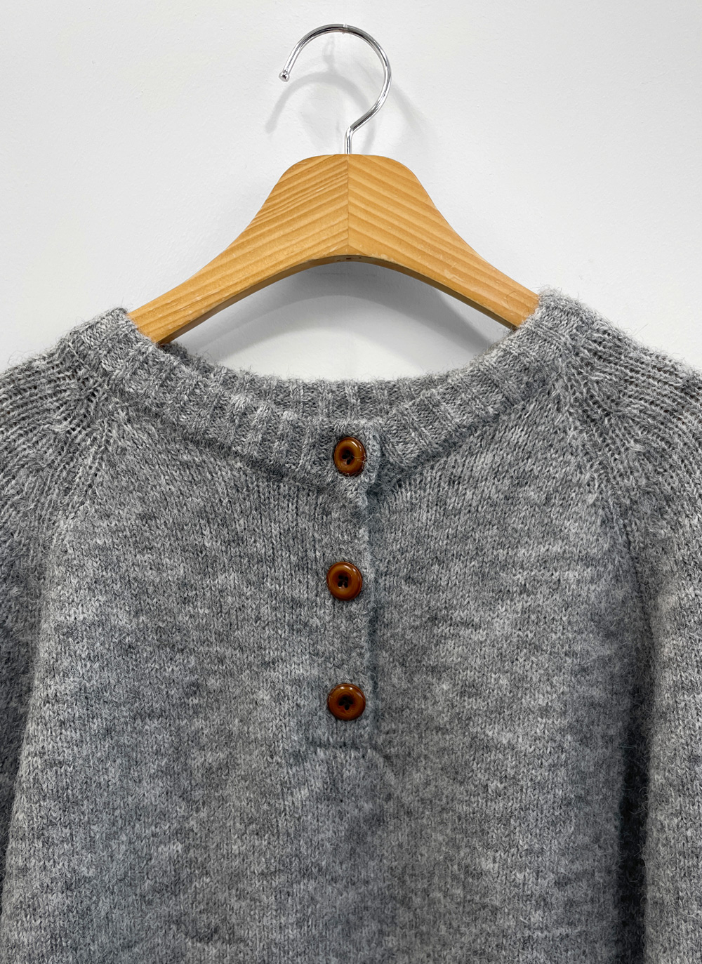 メランジボタンラグランニット | DHOLIC | 詳細画像38