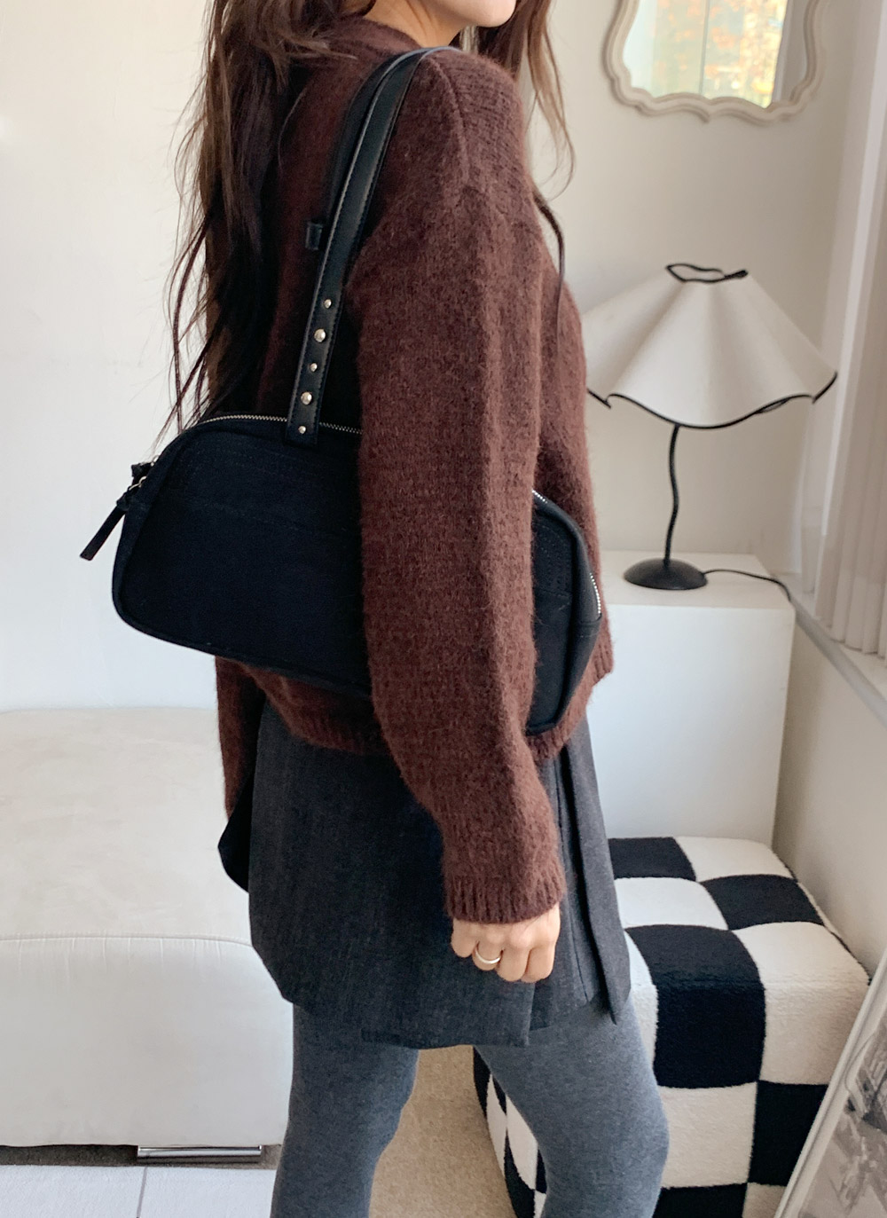 ラウンドネックケーブルニット | DHOLIC | 詳細画像11