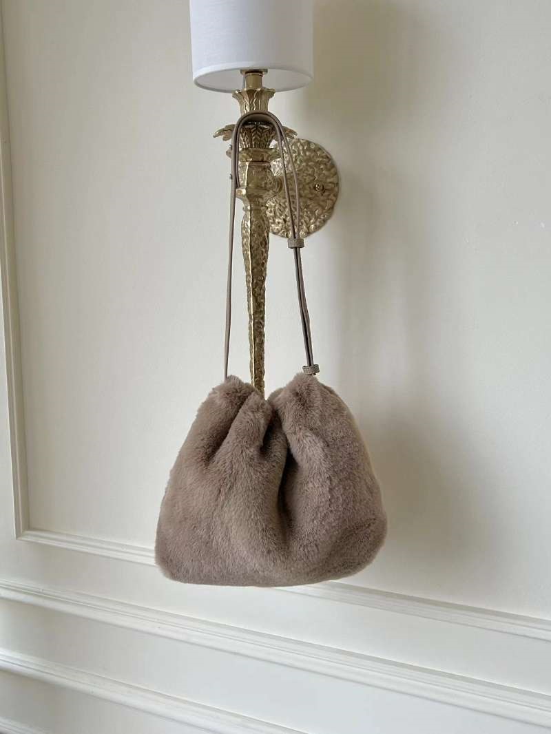 エコファードローストリングレオパードカラーショルダーバッグ | 詳細画像6