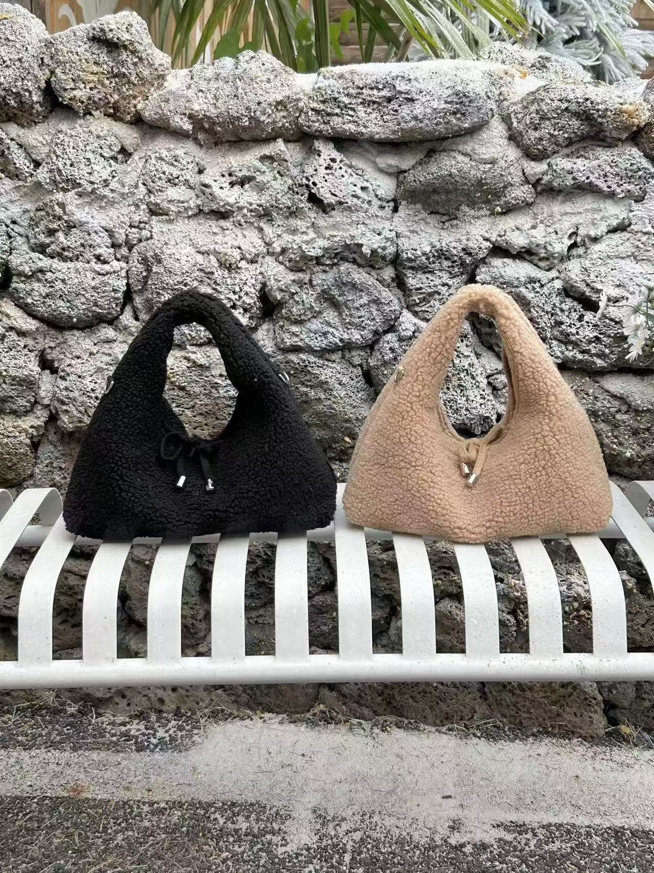 フェイクウールカラーショルダーバッグ | 詳細画像10