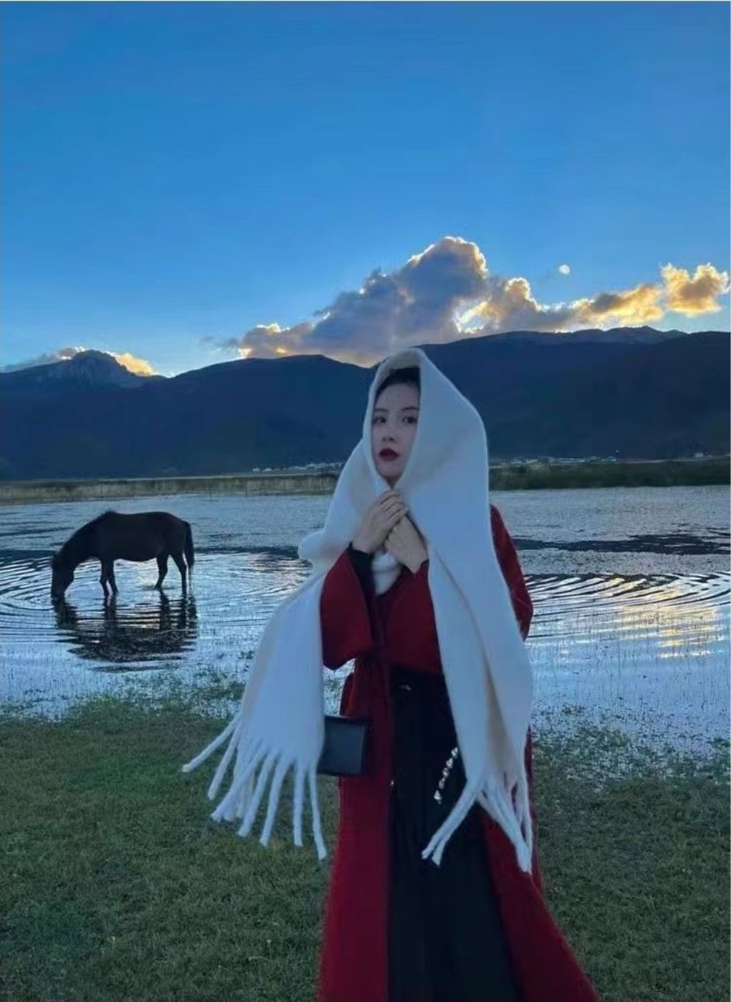 フリンジカラーマフラー | 詳細画像11