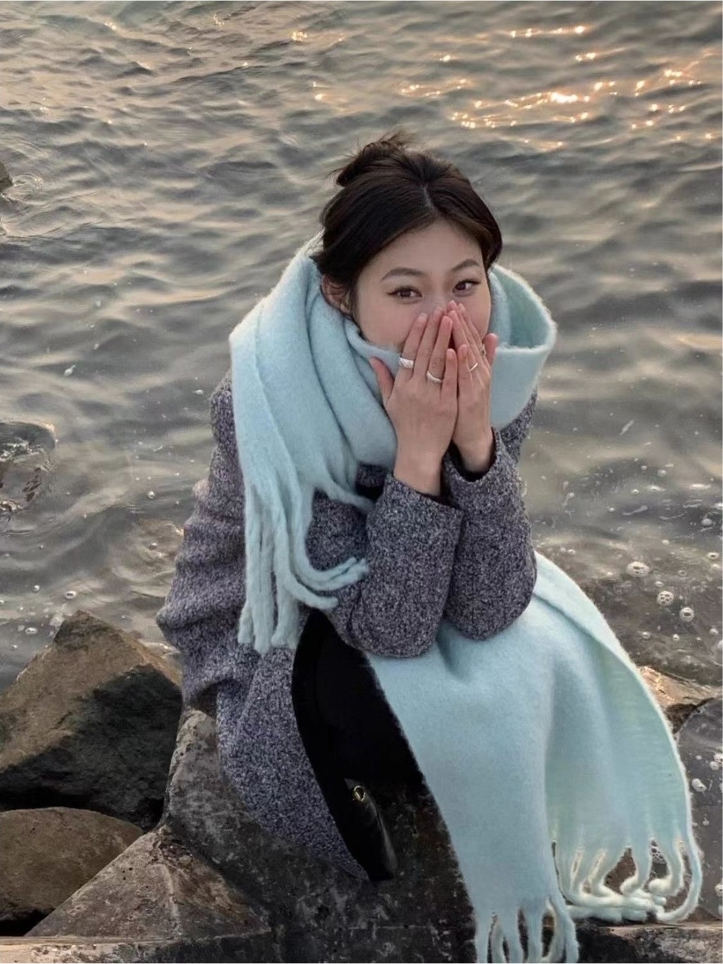 フリンジカラーマフラー | 詳細画像3