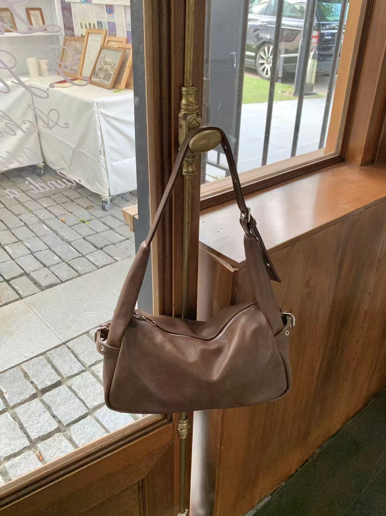 レザー調バックルカラートートバッグ | 詳細画像13