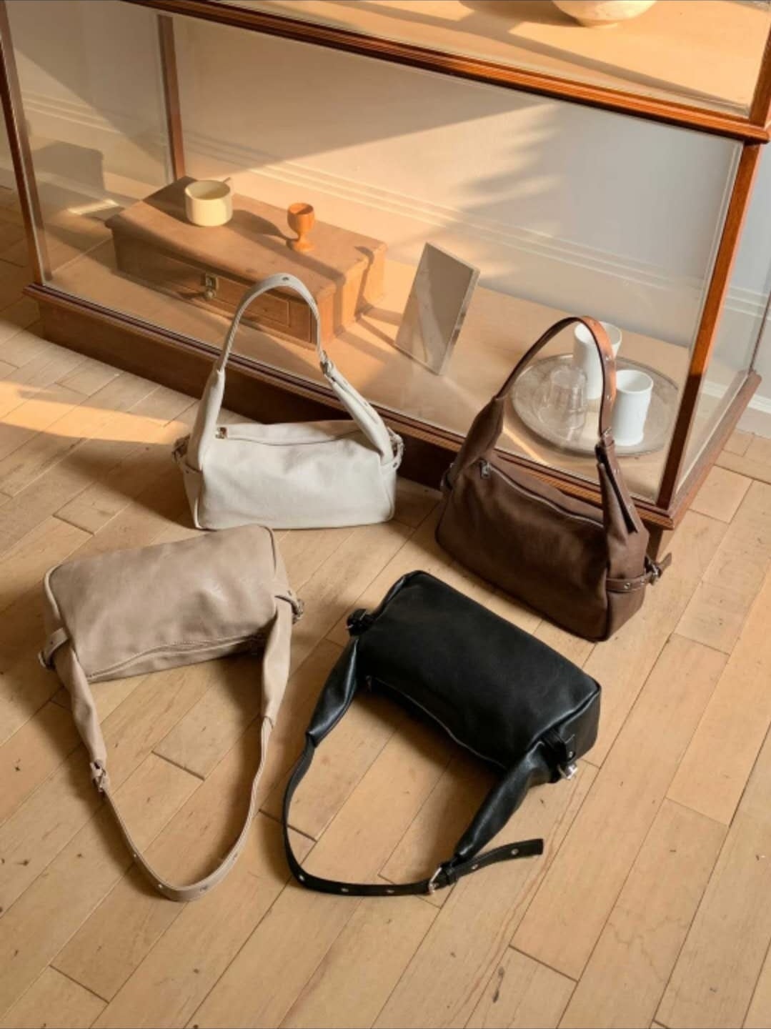 レザー調バックルカラートートバッグ | 詳細画像14