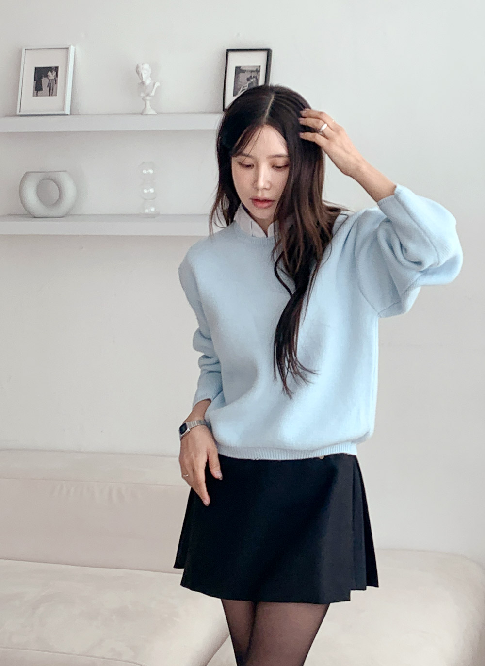 サイドジップスカートパンツベルト付 | DHOLIC | 詳細画像25