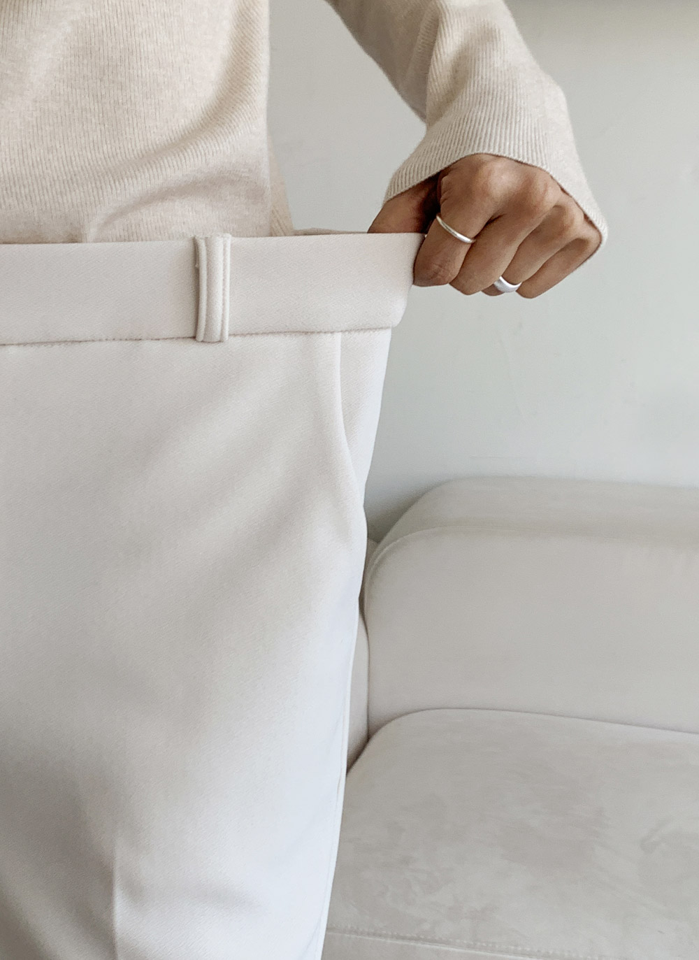 裏起毛ゴムスラックス冬 | DHOLIC | 詳細画像8