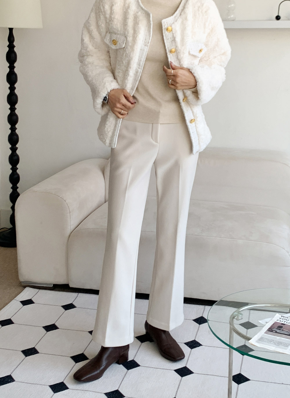 裏起毛ゴムスラックス冬 | DHOLIC | 詳細画像20