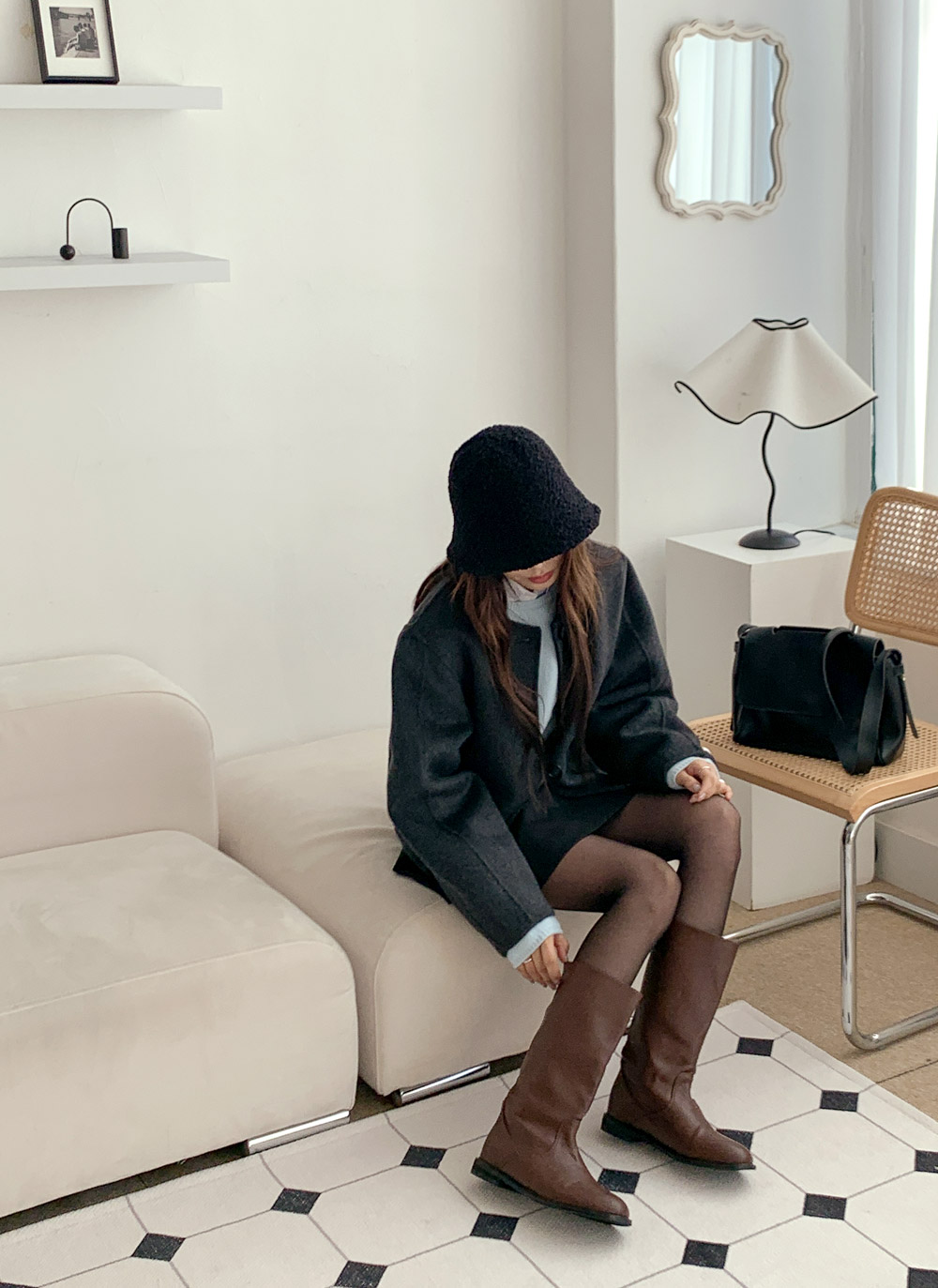 ワイヤーバケットハット冬 | DHOLIC | 詳細画像9