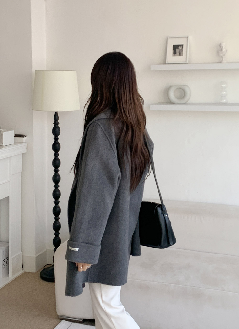 ルーズショールカラーコートストラップ付 | DHOLIC | 詳細画像14