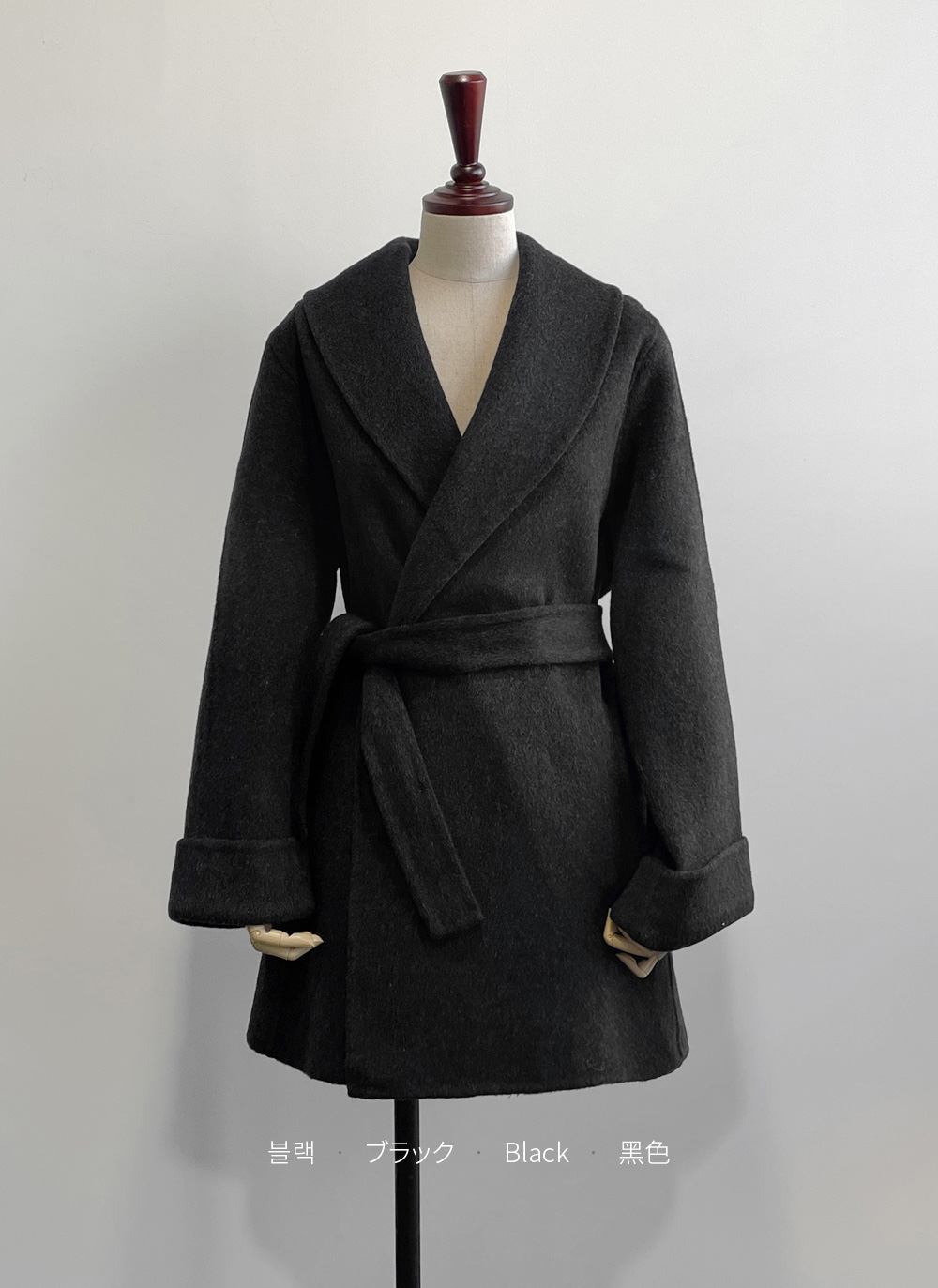 ルーズショールカラーコートストラップ付 | DHOLIC | 詳細画像34