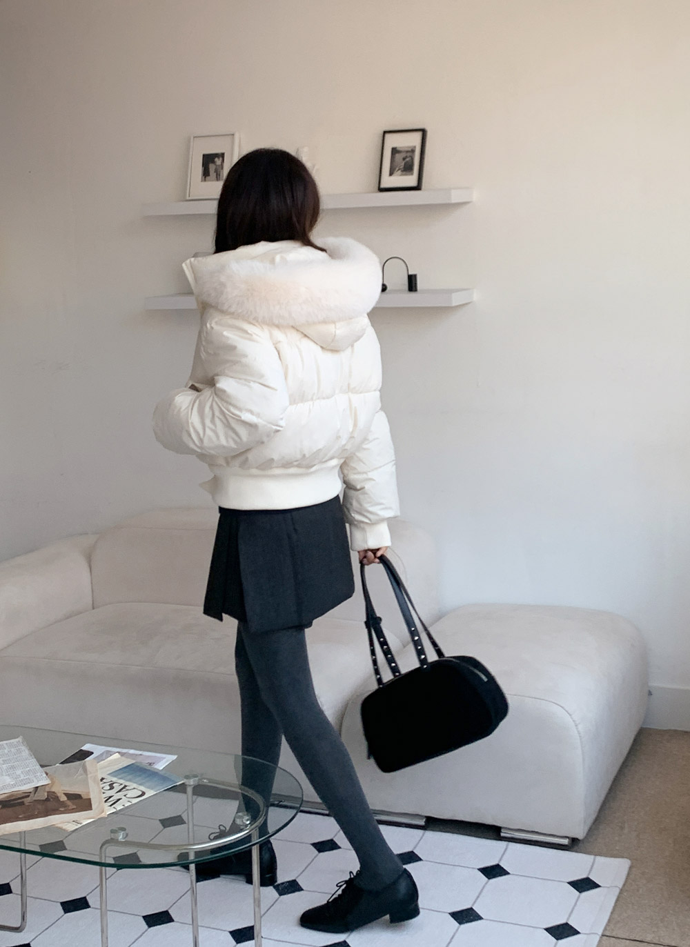 ウェルロンフードダブルジップダウンジャケットファーセット | DHOLIC | 詳細画像9