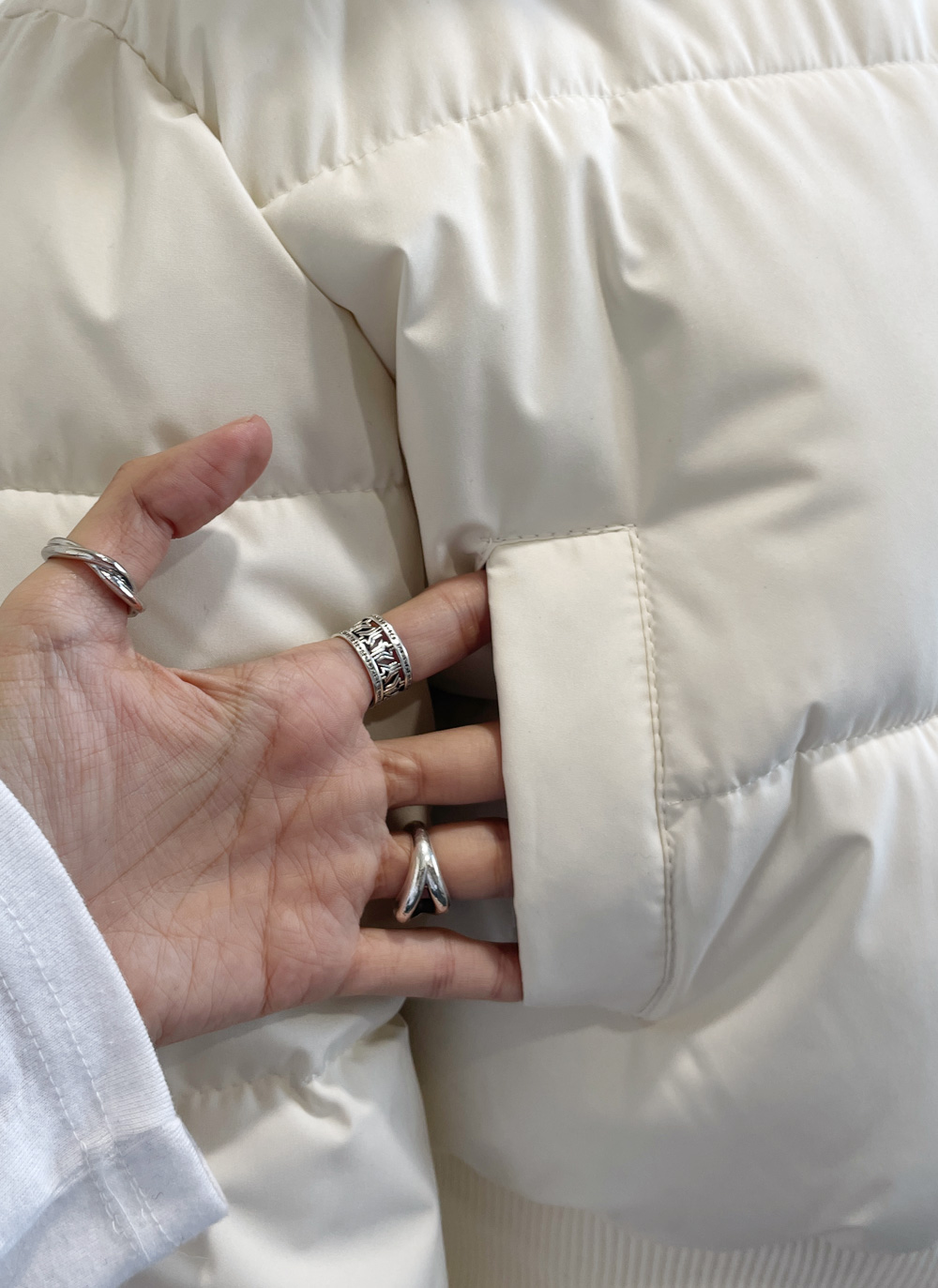 ウェルロンフードダブルジップダウンジャケットファーセット | DHOLIC | 詳細画像38