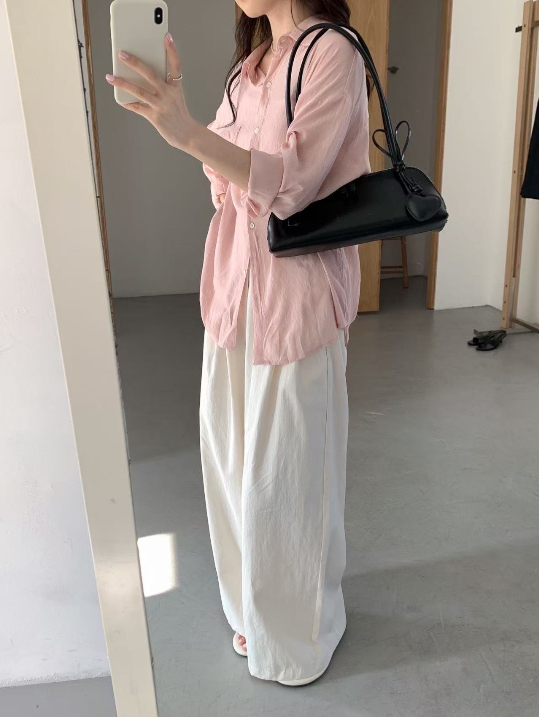 レザー調カラートートバッグ | 詳細画像3