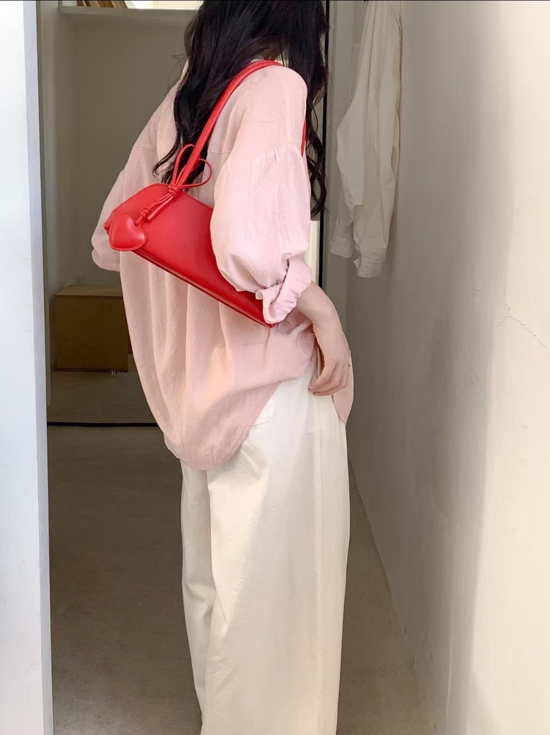 レザー調カラートートバッグ | 詳細画像5