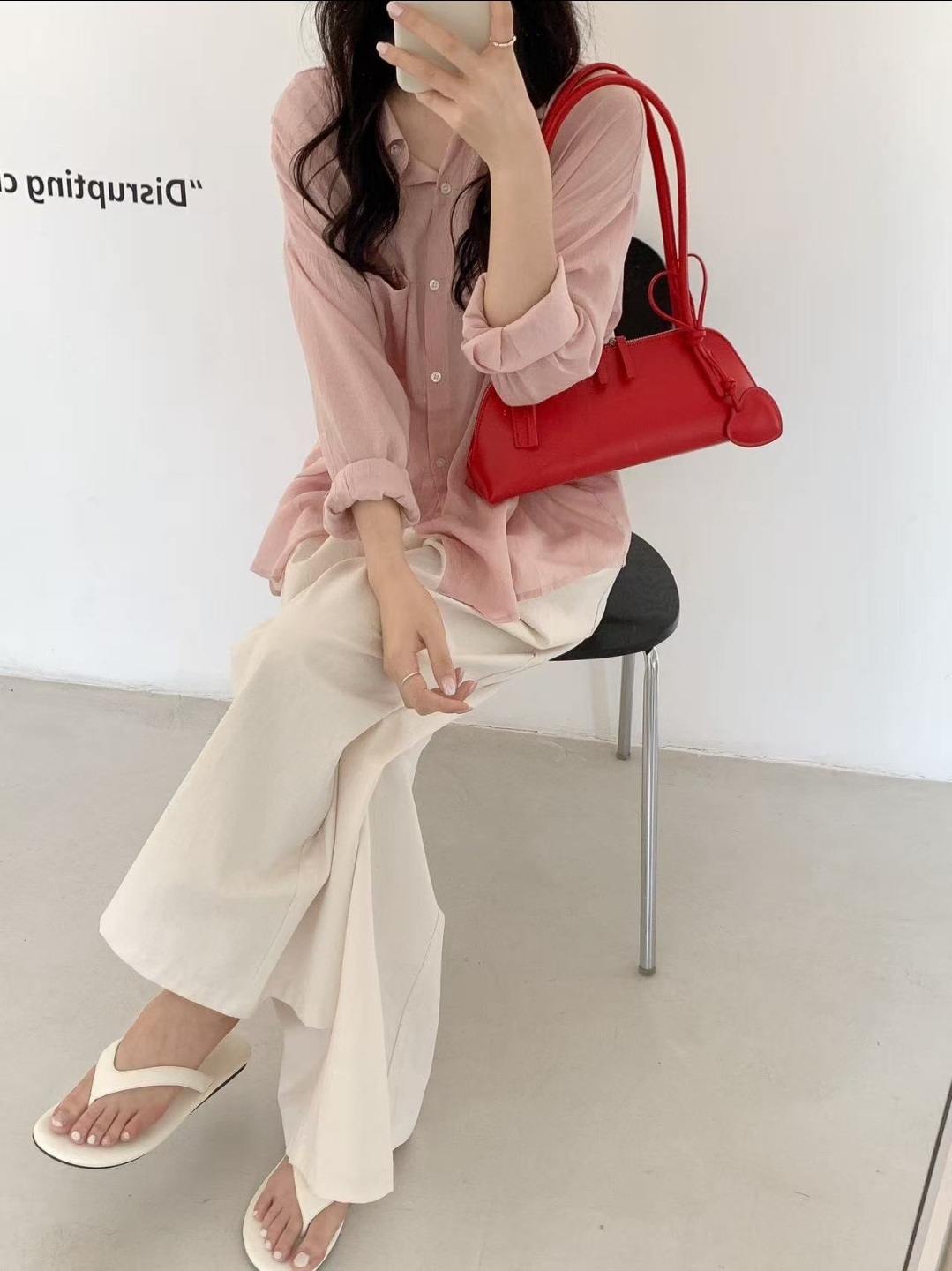 レザー調カラートートバッグ | 詳細画像9