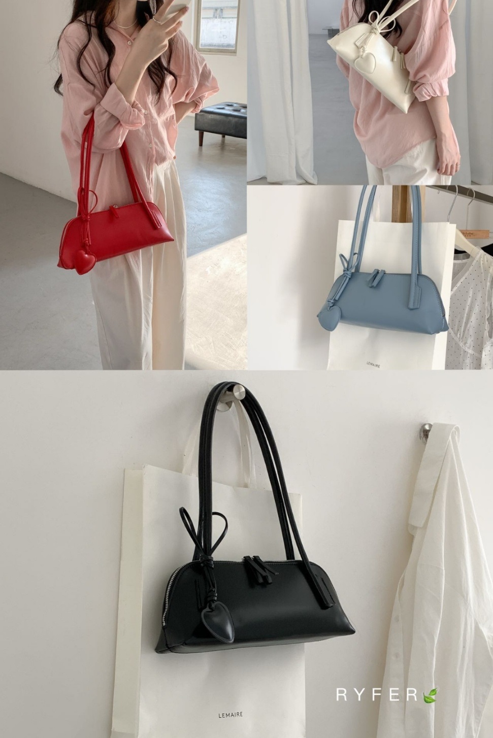 レザー調カラートートバッグ | 詳細画像11