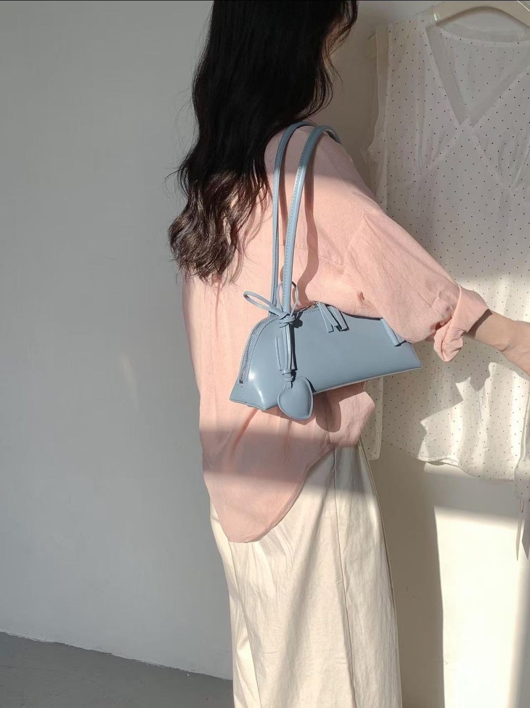 レザー調カラートートバッグ | 詳細画像12