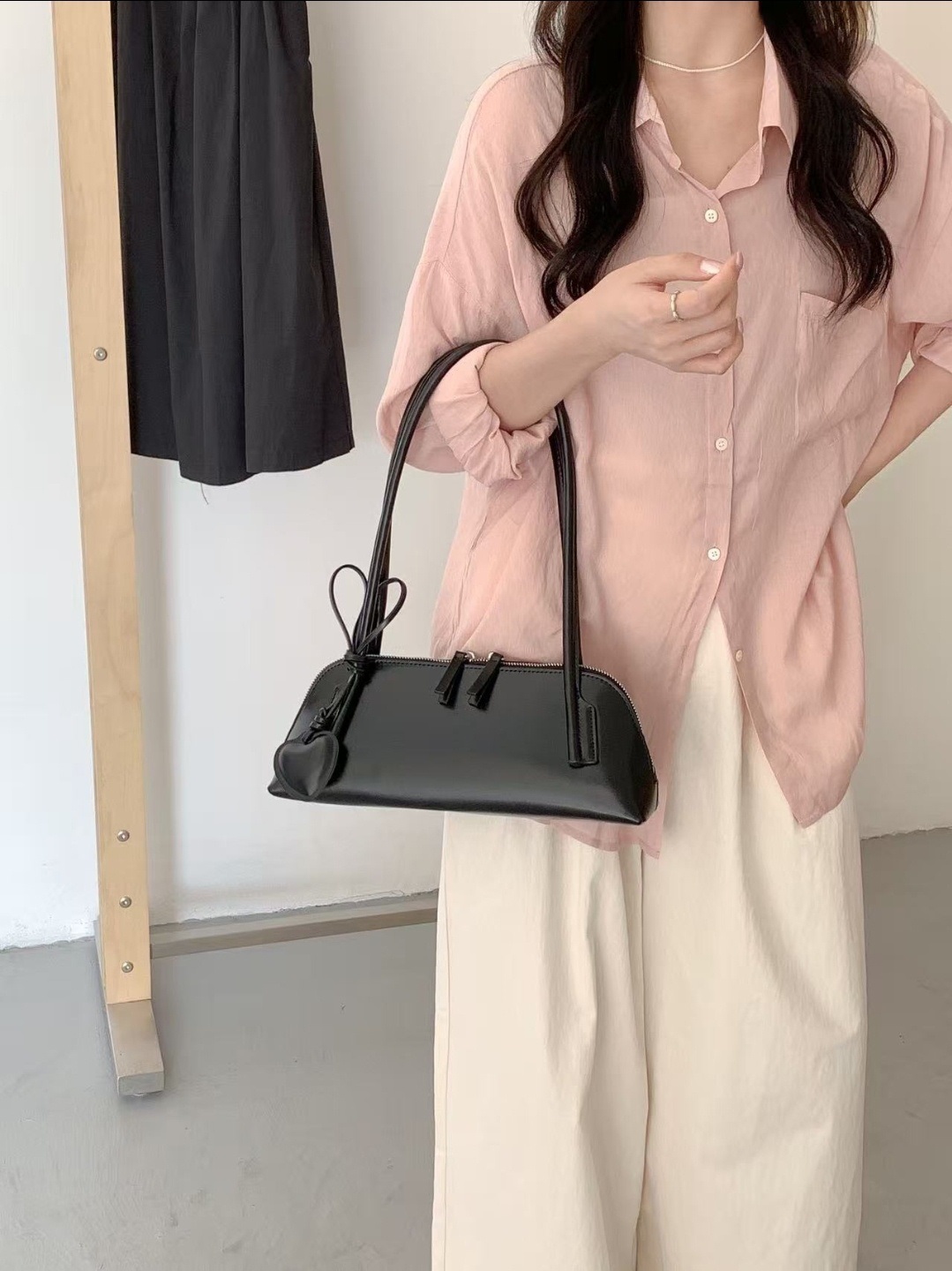 レザー調カラートートバッグ | 詳細画像13