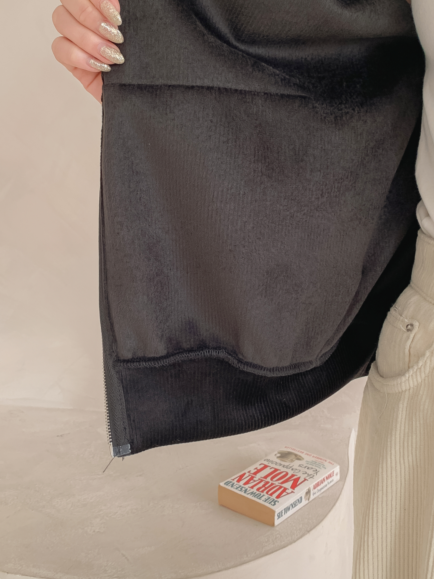 裏起毛ジップアップフードカンガルーポケット配色カラージップパーカー | 詳細画像31