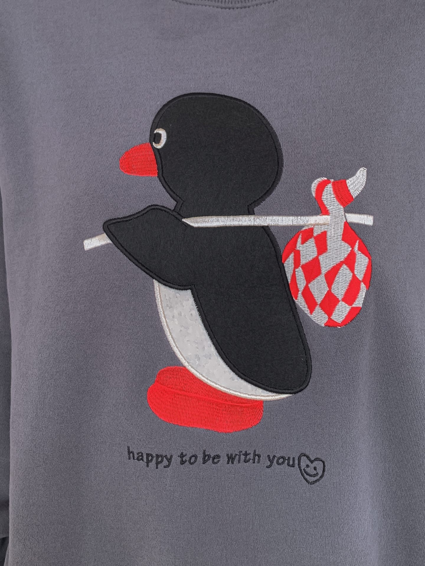 裏起毛ラウンドネック長袖刺繍スウェット | 詳細画像31