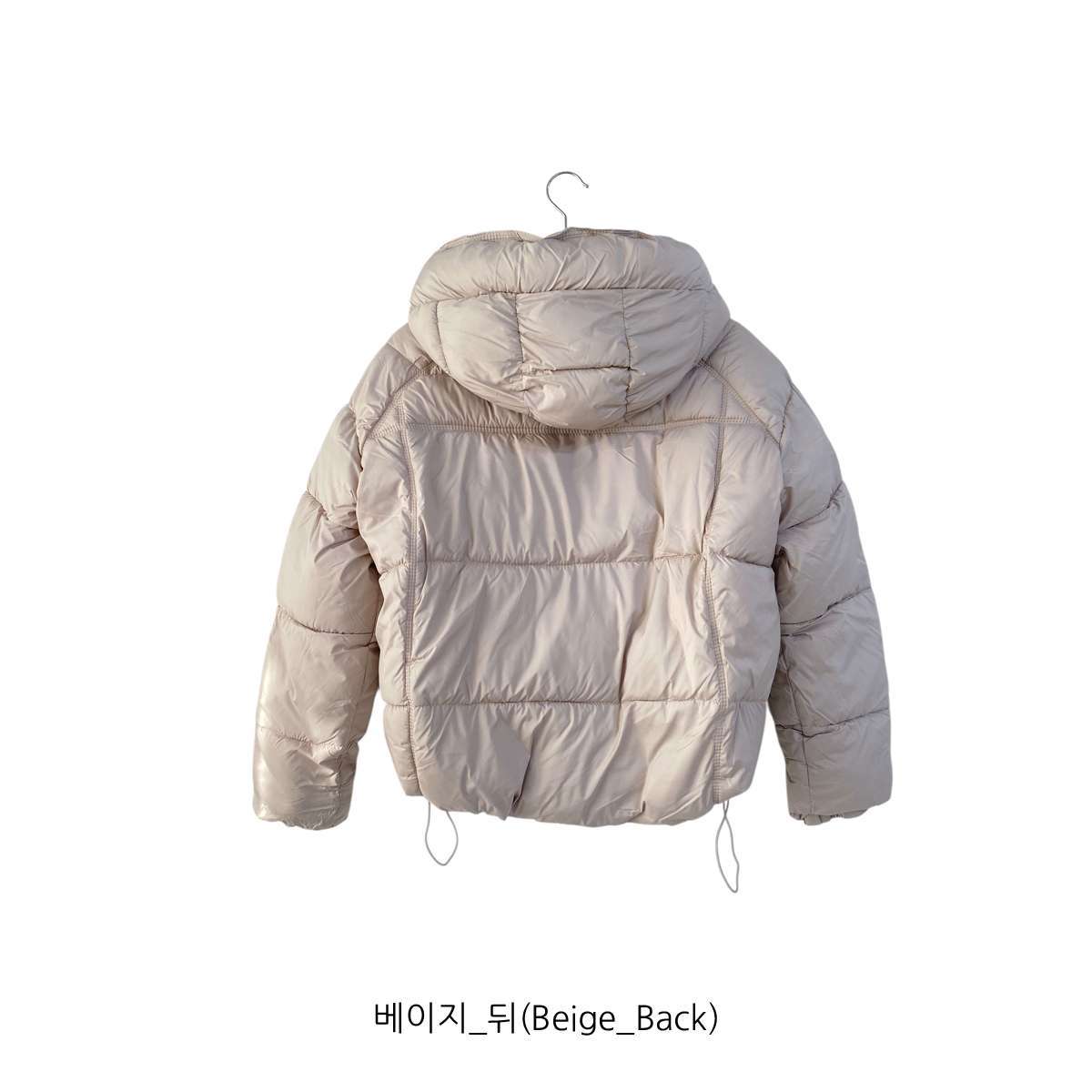 ウェルロンジップアップフードポケットショート長袖ダウンジャケット | 詳細画像16