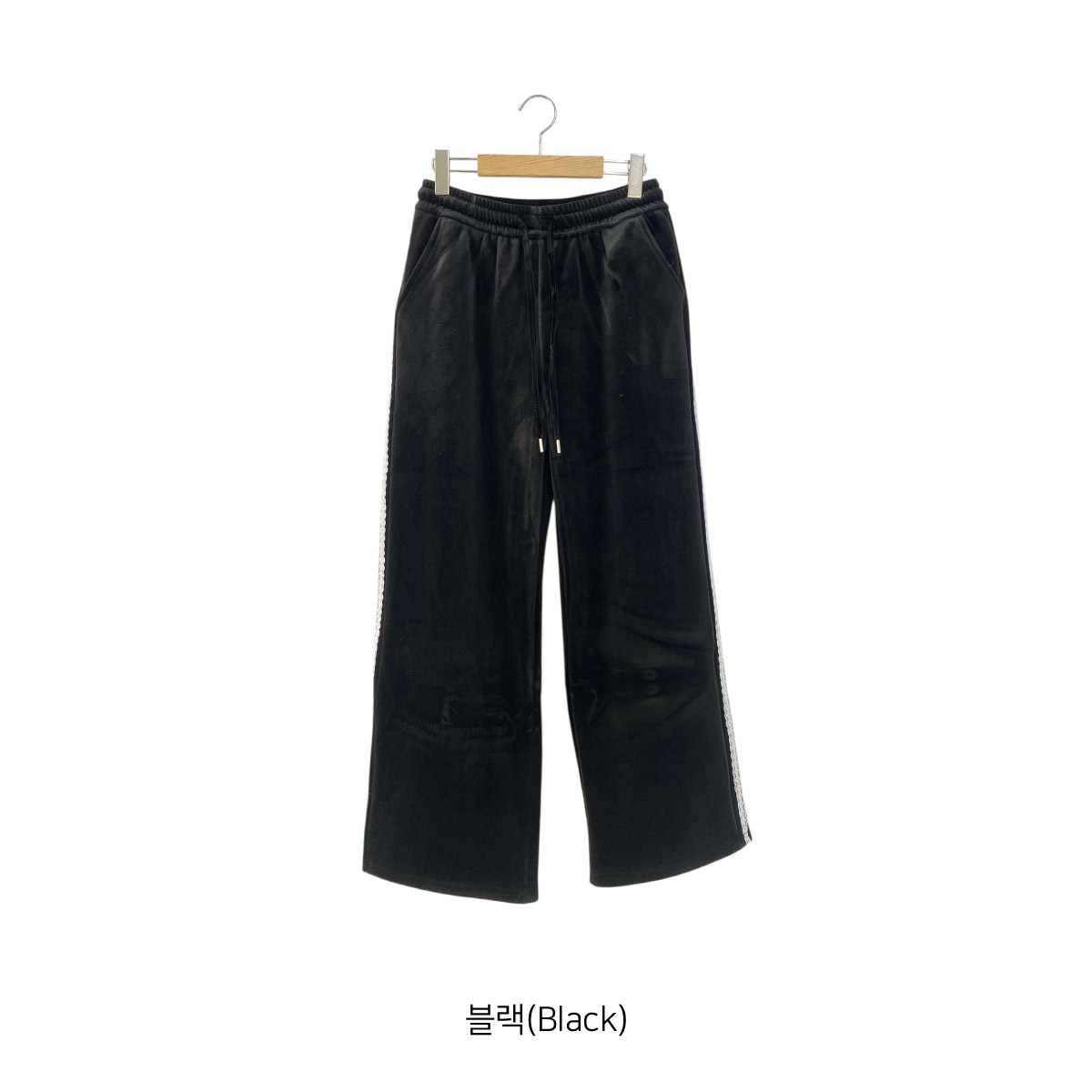 ソフトコンビベロアポケットウエストゴムロングトラックレースパンツトレーニング | 詳細画像15