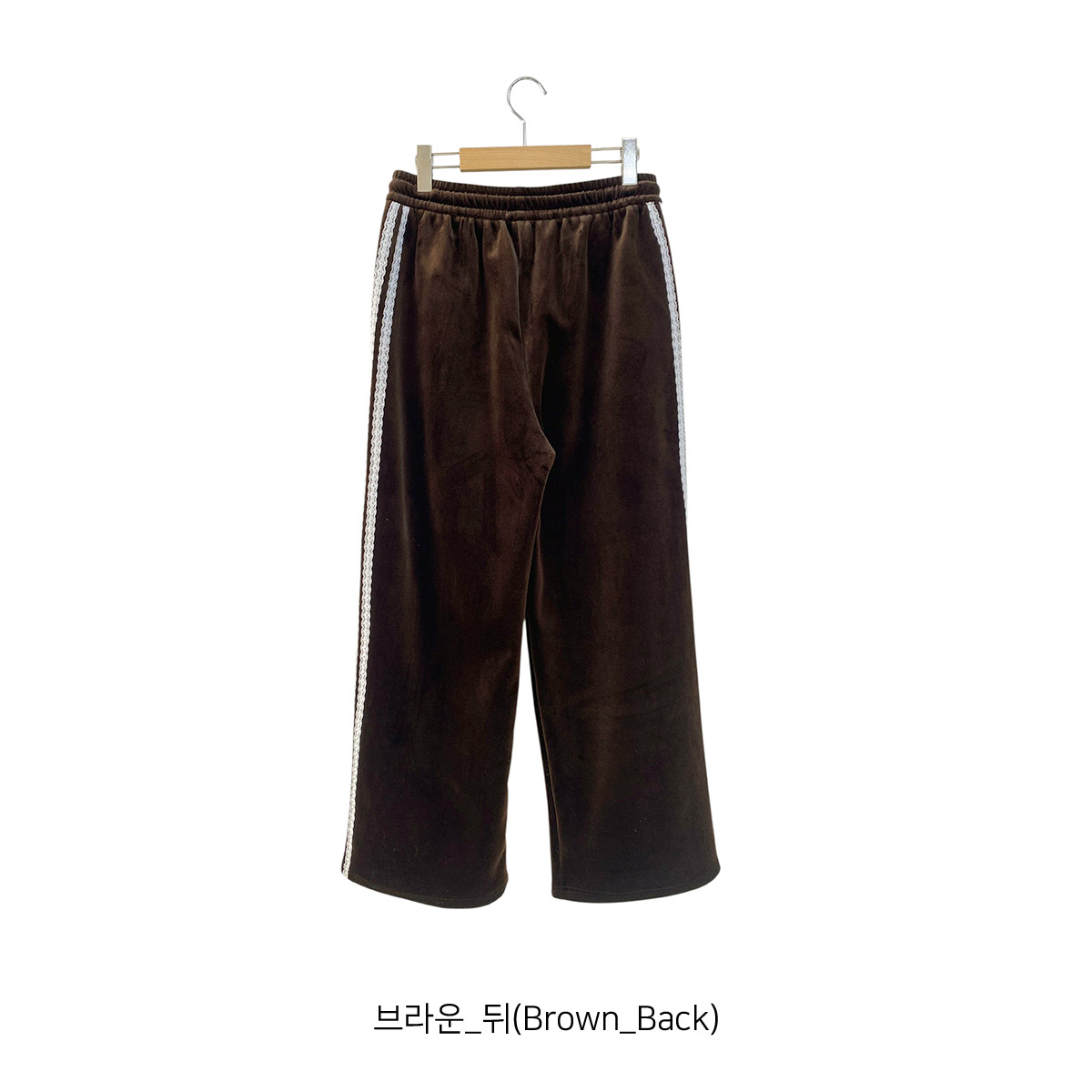 ソフトコンビベロアポケットウエストゴムロングトラックレースパンツトレーニング | 詳細画像17