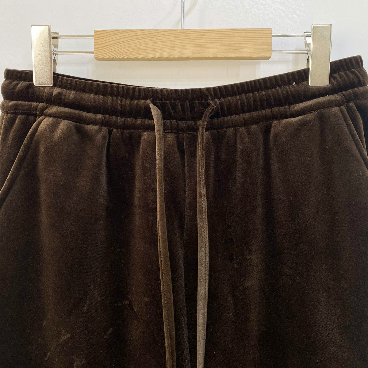 ソフトコンビベロアポケットウエストゴムロングトラックレースパンツトレーニング | 詳細画像19