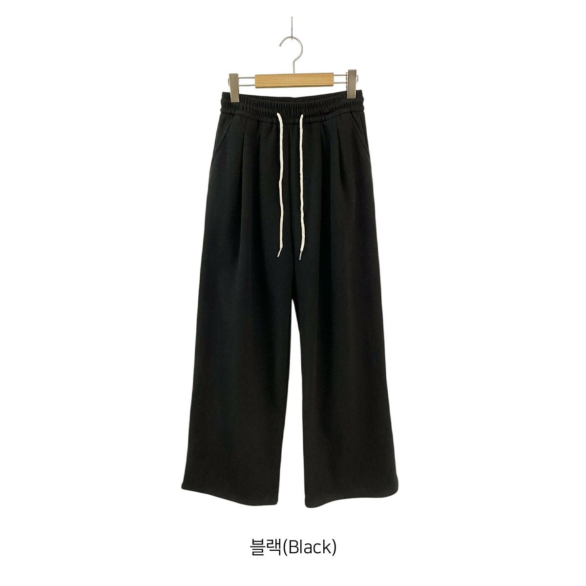 裏起毛ポケットウエストゴムツータックワイドパンツトレーニング | 詳細画像16