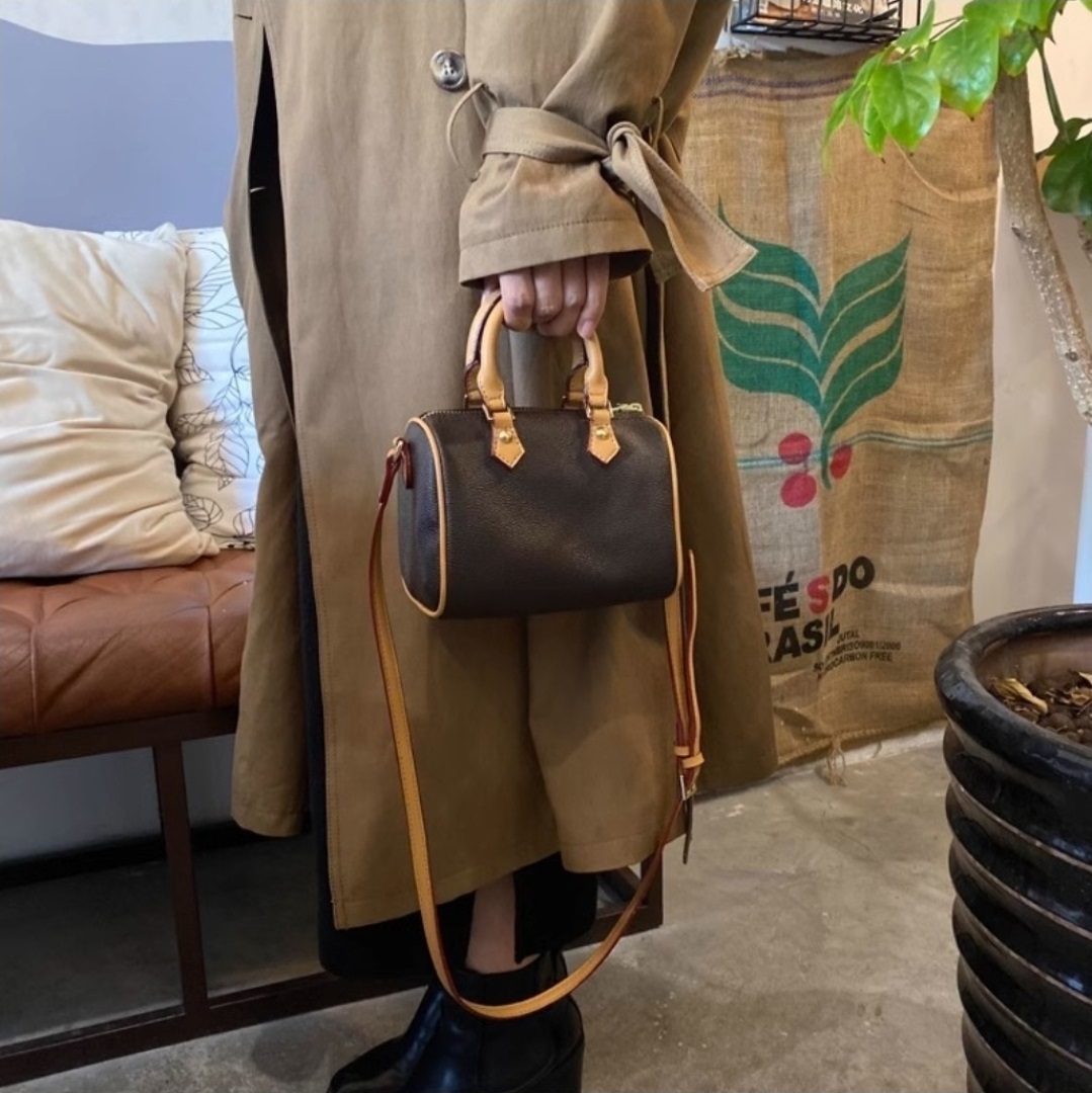 レザー調ジップアップショルダーバッグショルダーバッグ | 詳細画像7