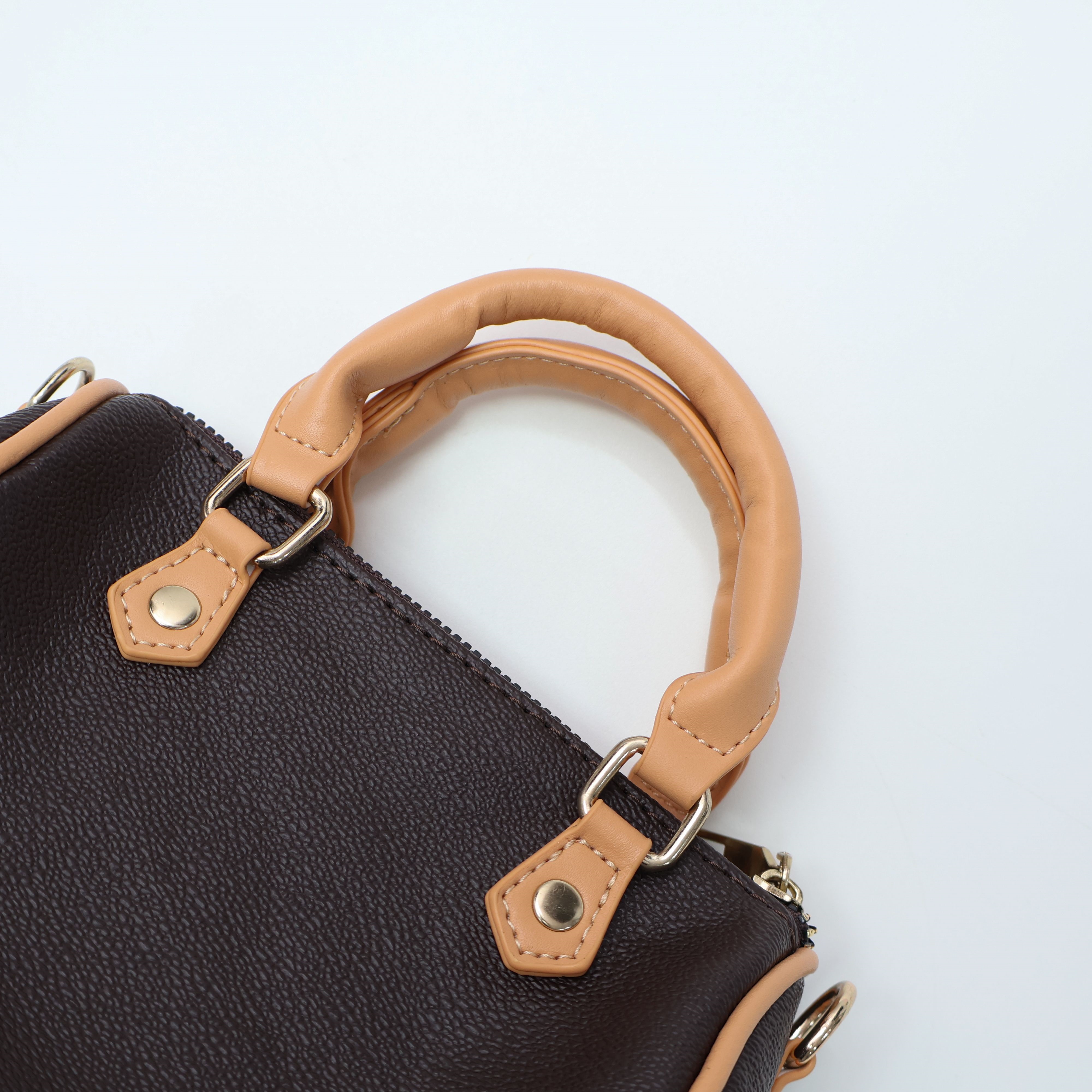 レザー調ジップアップショルダーバッグショルダーバッグ | 詳細画像15