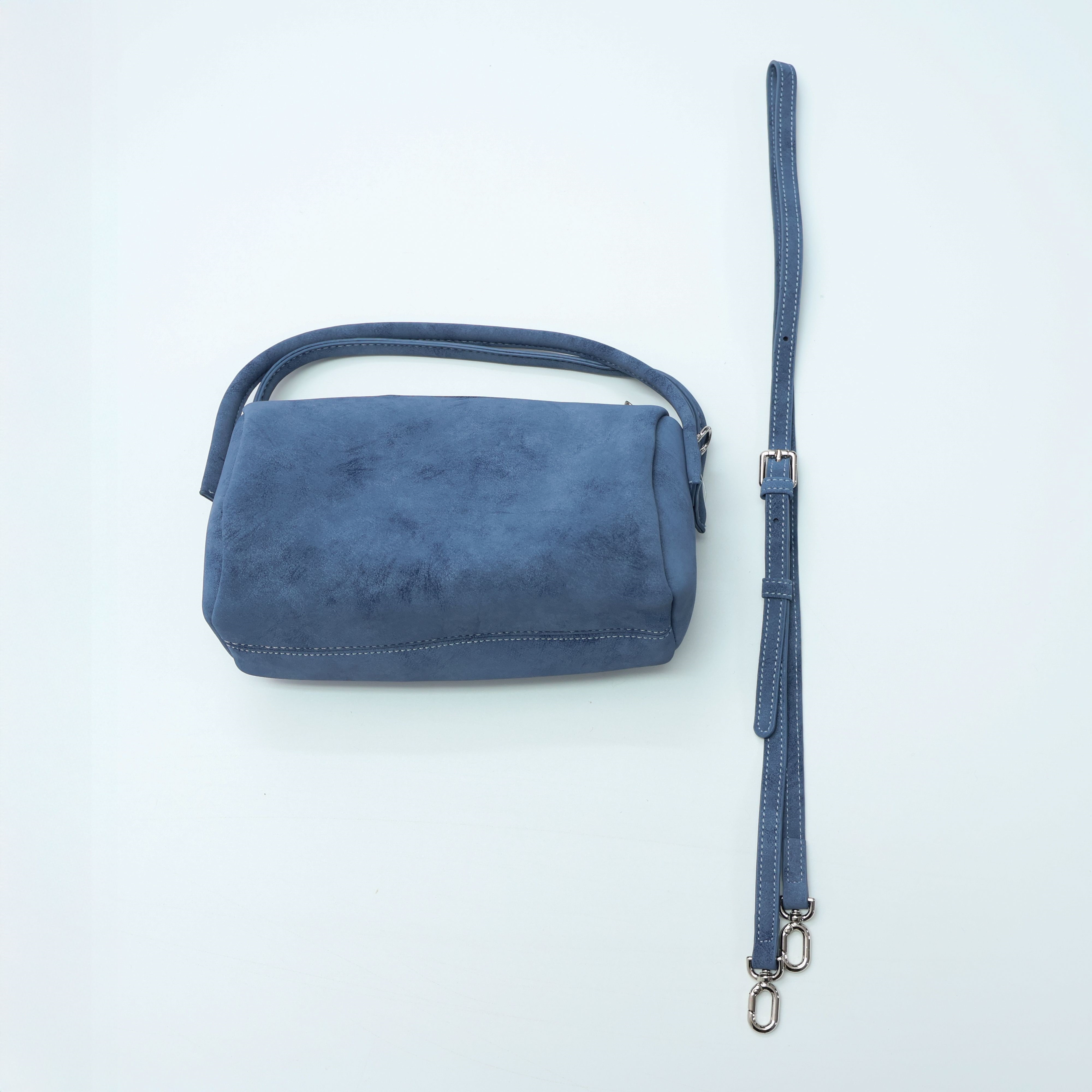 スエード調ジップアップショルダーバッグトートバッグ2WAYストラップ付 | 詳細画像21