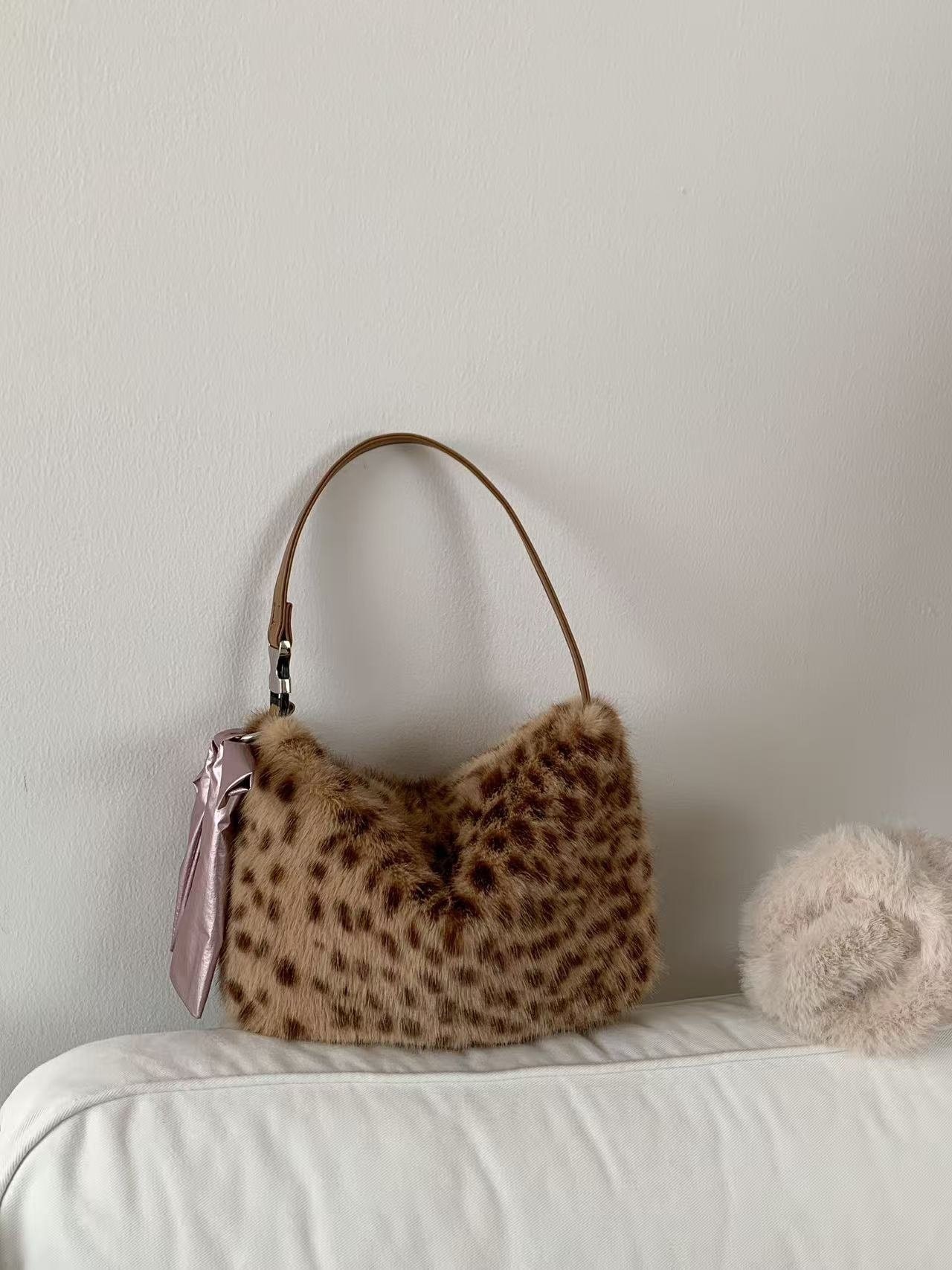 エコファージップアップレオパードトートバッグショルダーバッグキーリングセット | 詳細画像10