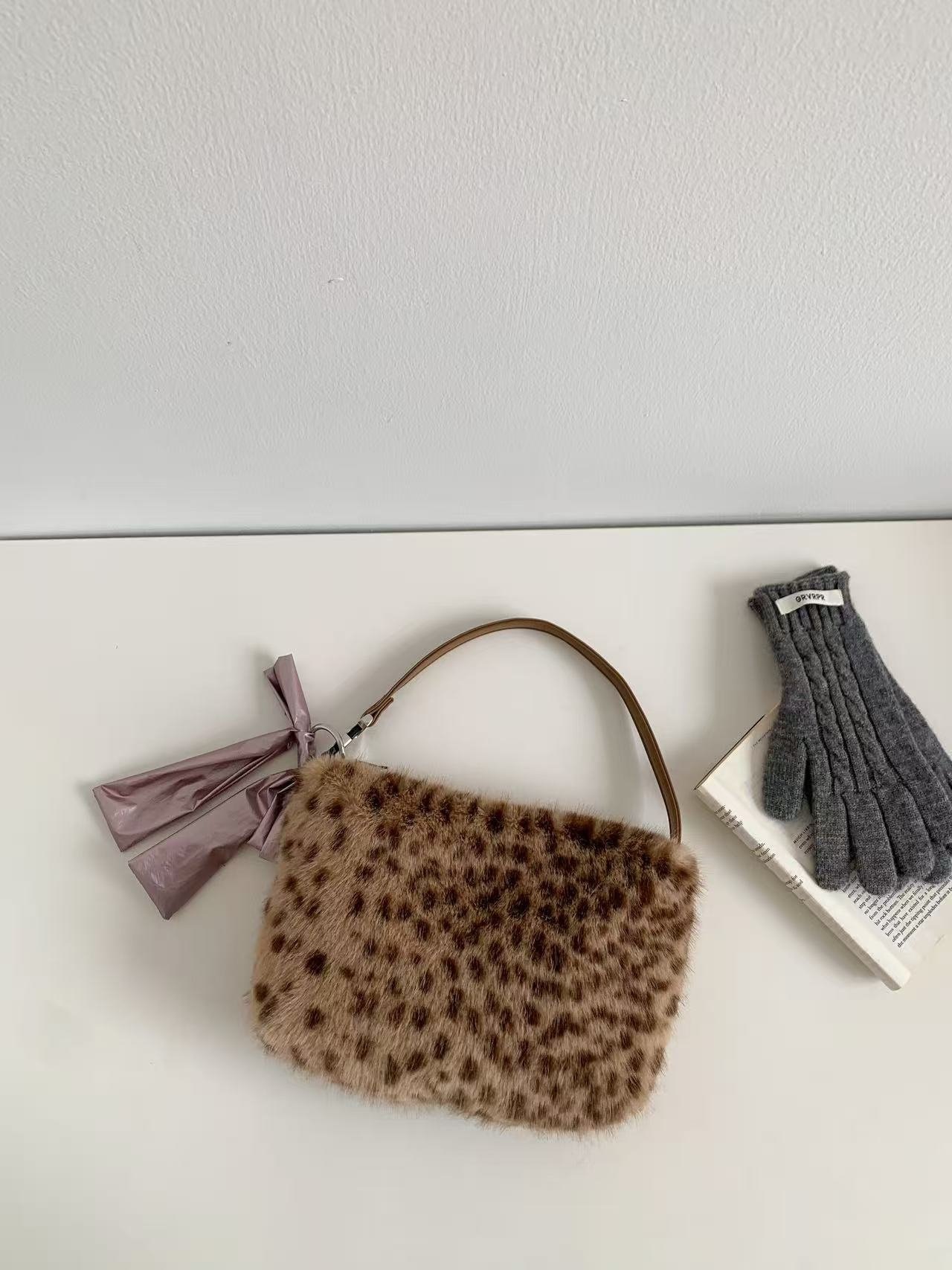 エコファージップアップレオパードトートバッグショルダーバッグキーリングセット | 詳細画像16