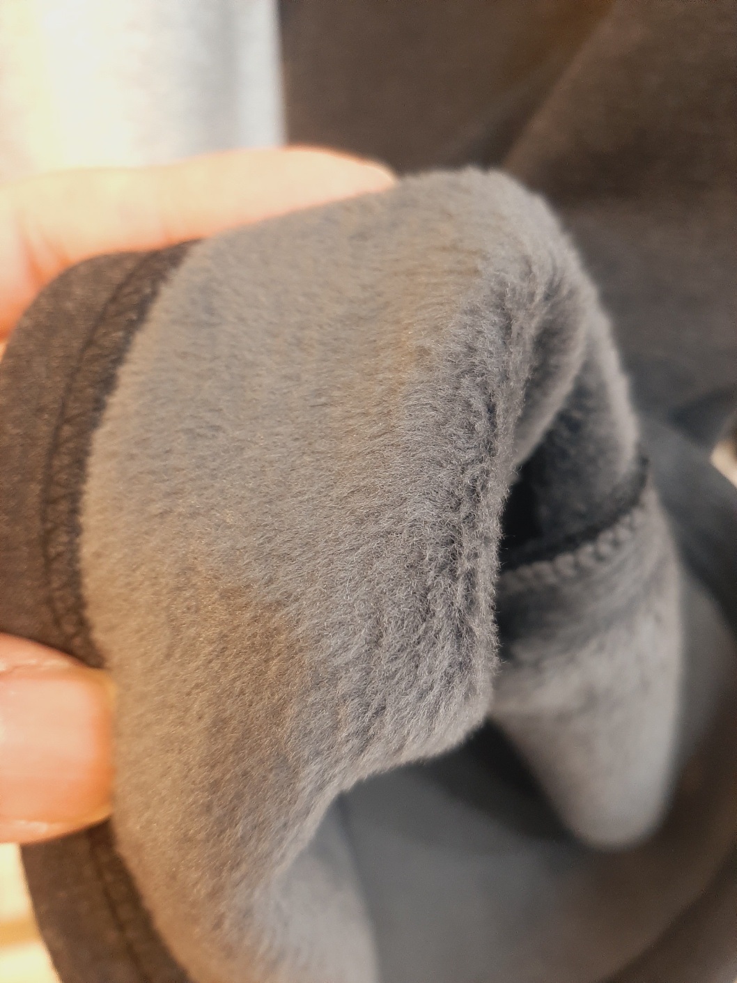 ファー裏地コットンポケットウエストゴムワイドパンツトレーニング | 詳細画像3