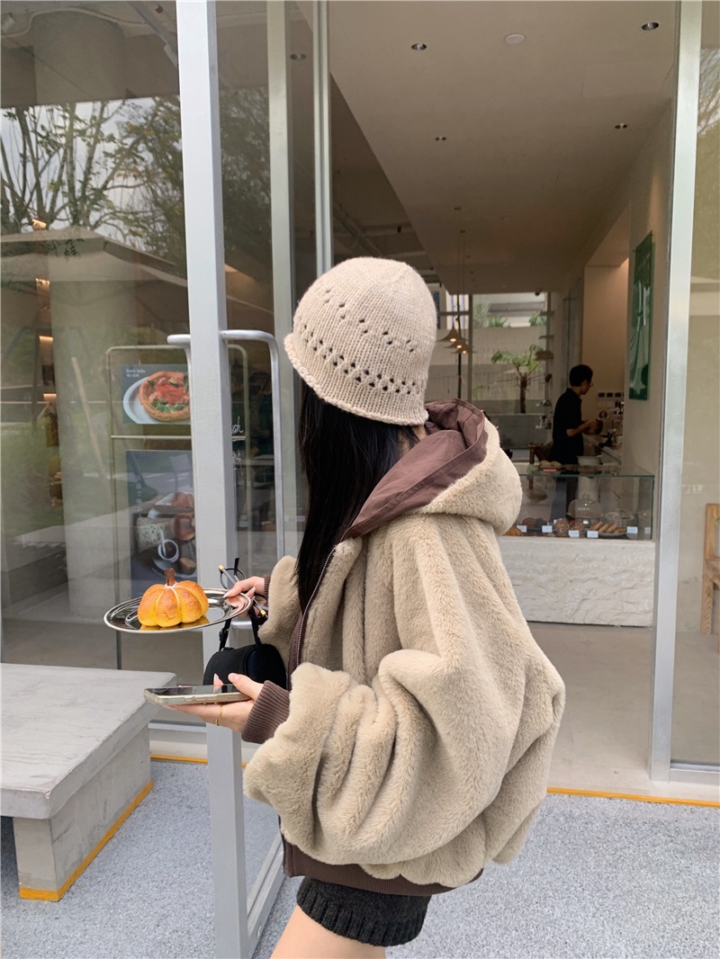 ジップアップフードオーバーサイズジャンパーリバーシブル | 詳細画像5