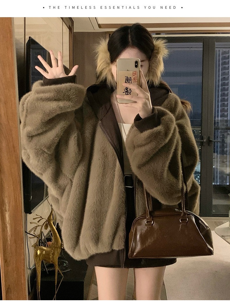 ジップアップフードオーバーサイズジャンパーリバーシブル | 詳細画像20