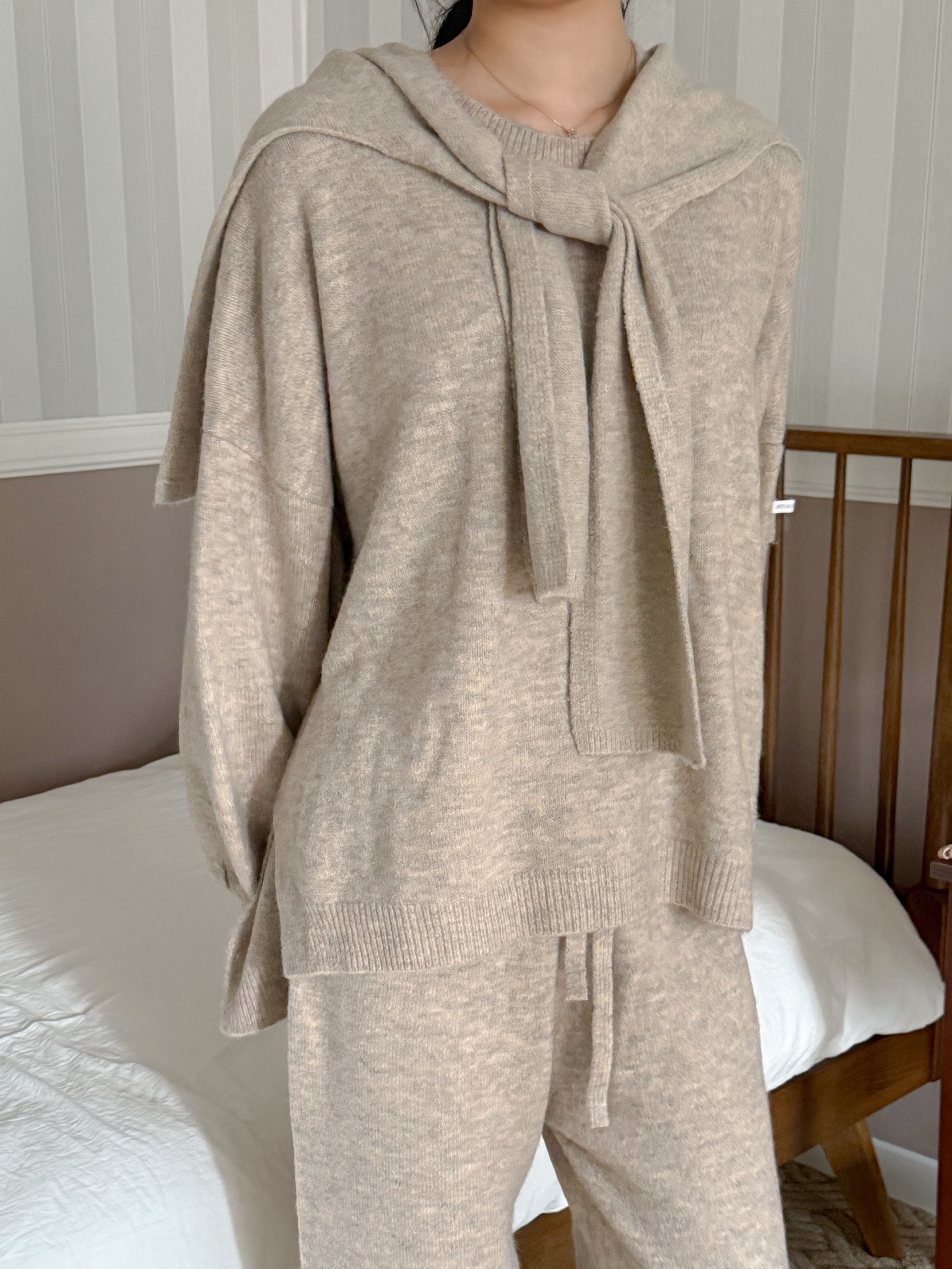 シンプルベーシックカラーショール | 詳細画像10