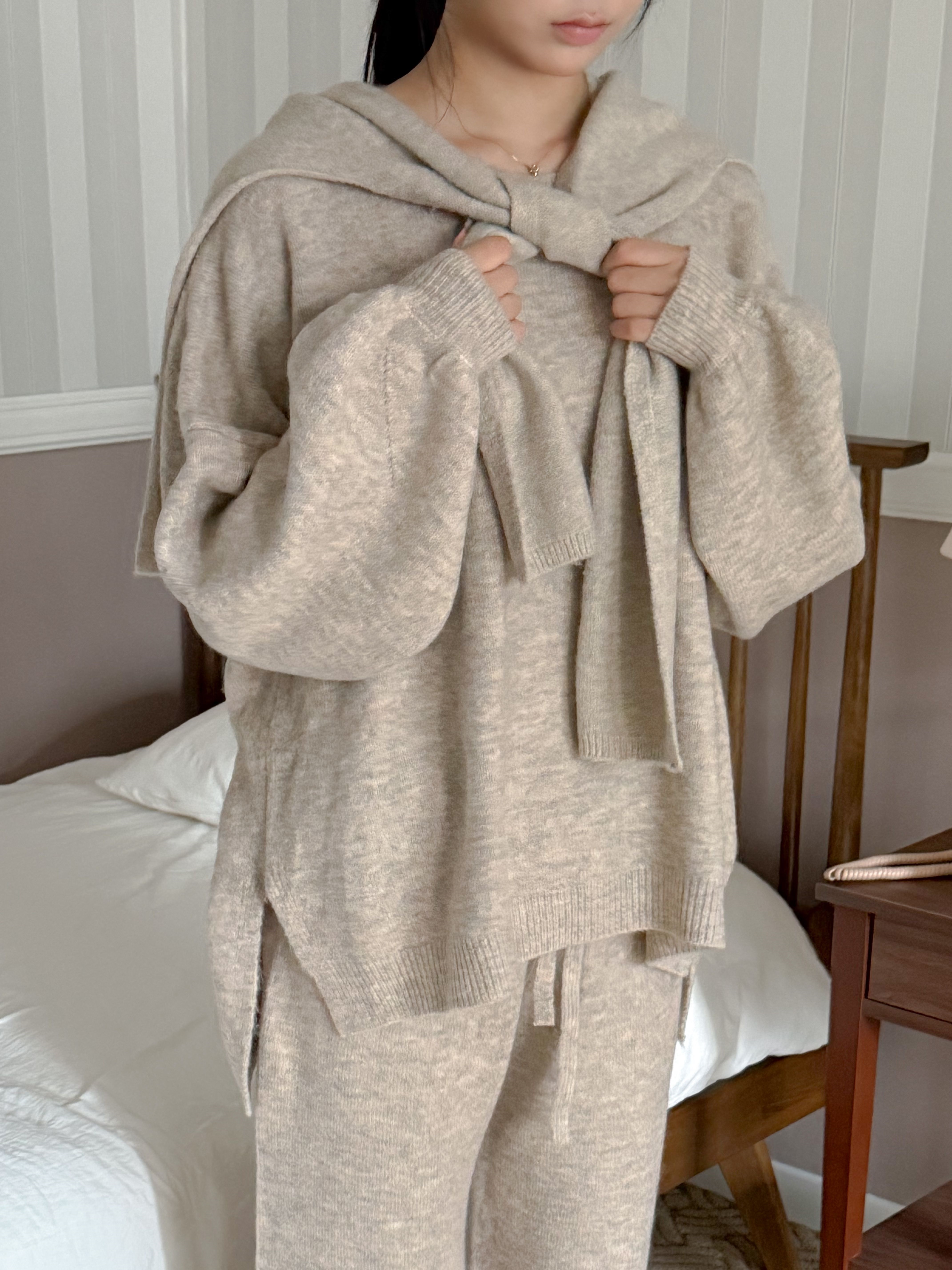 シンプルベーシックカラーショール | 詳細画像12