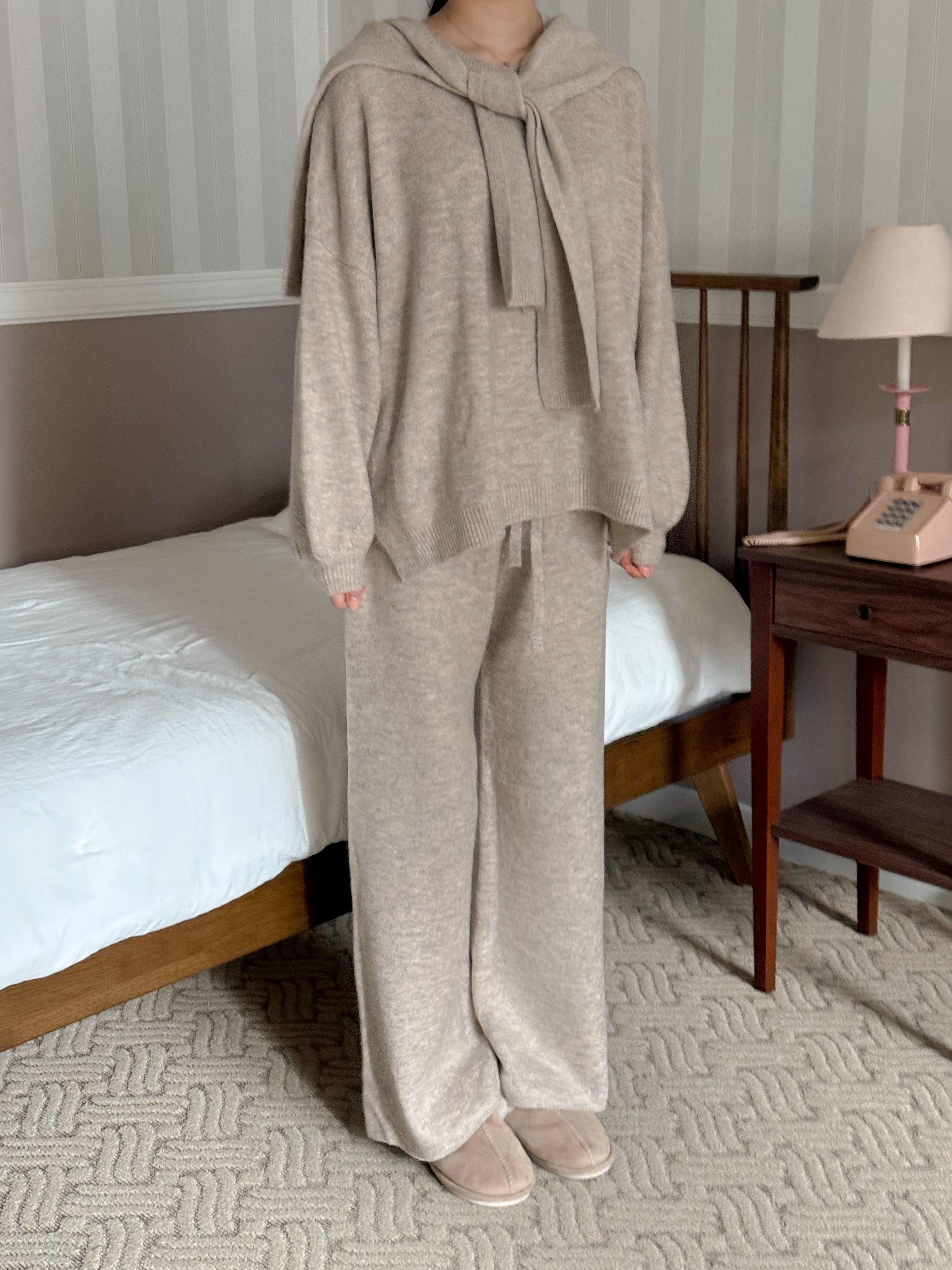 シンプルベーシックカラーショール | 詳細画像15