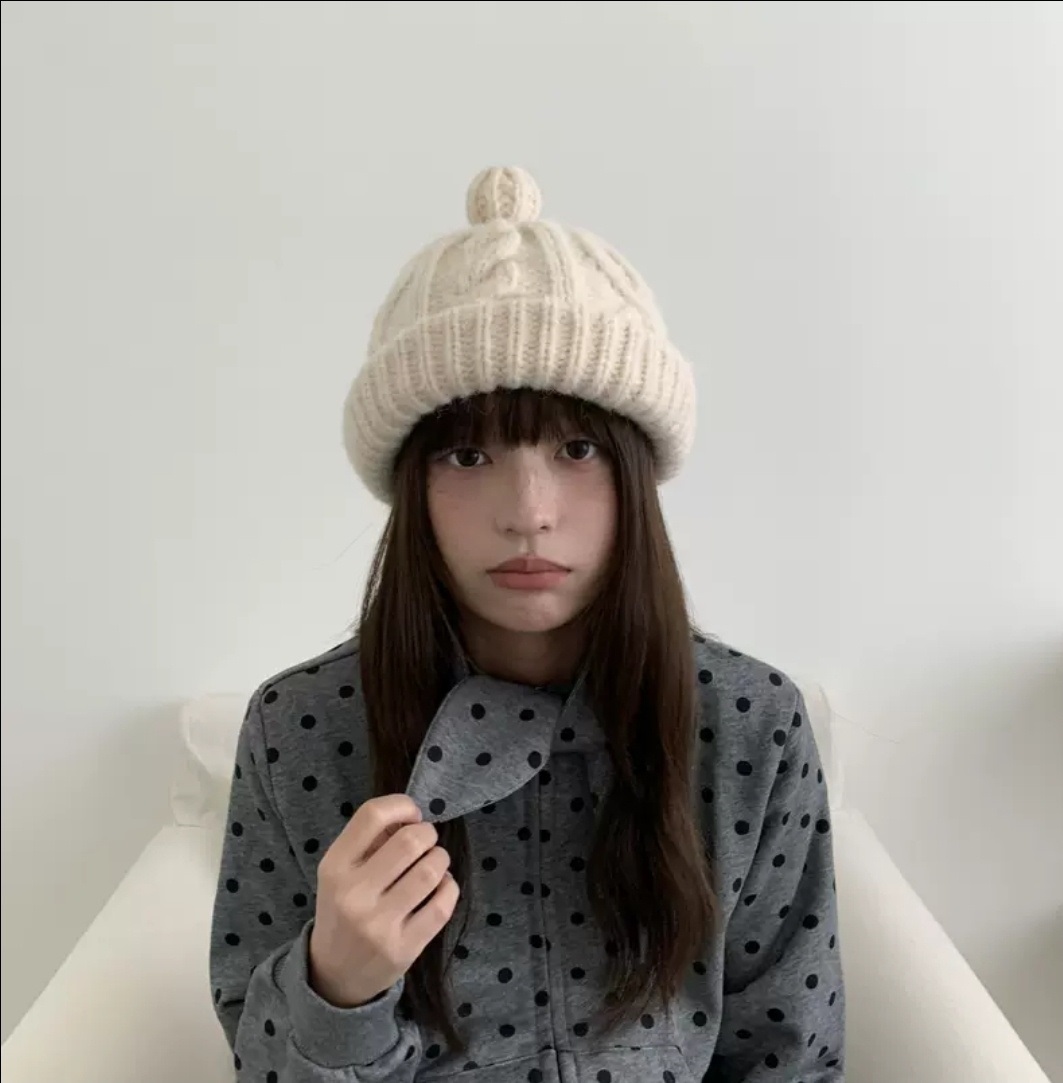 ケーブルカラービーニー | 詳細画像2