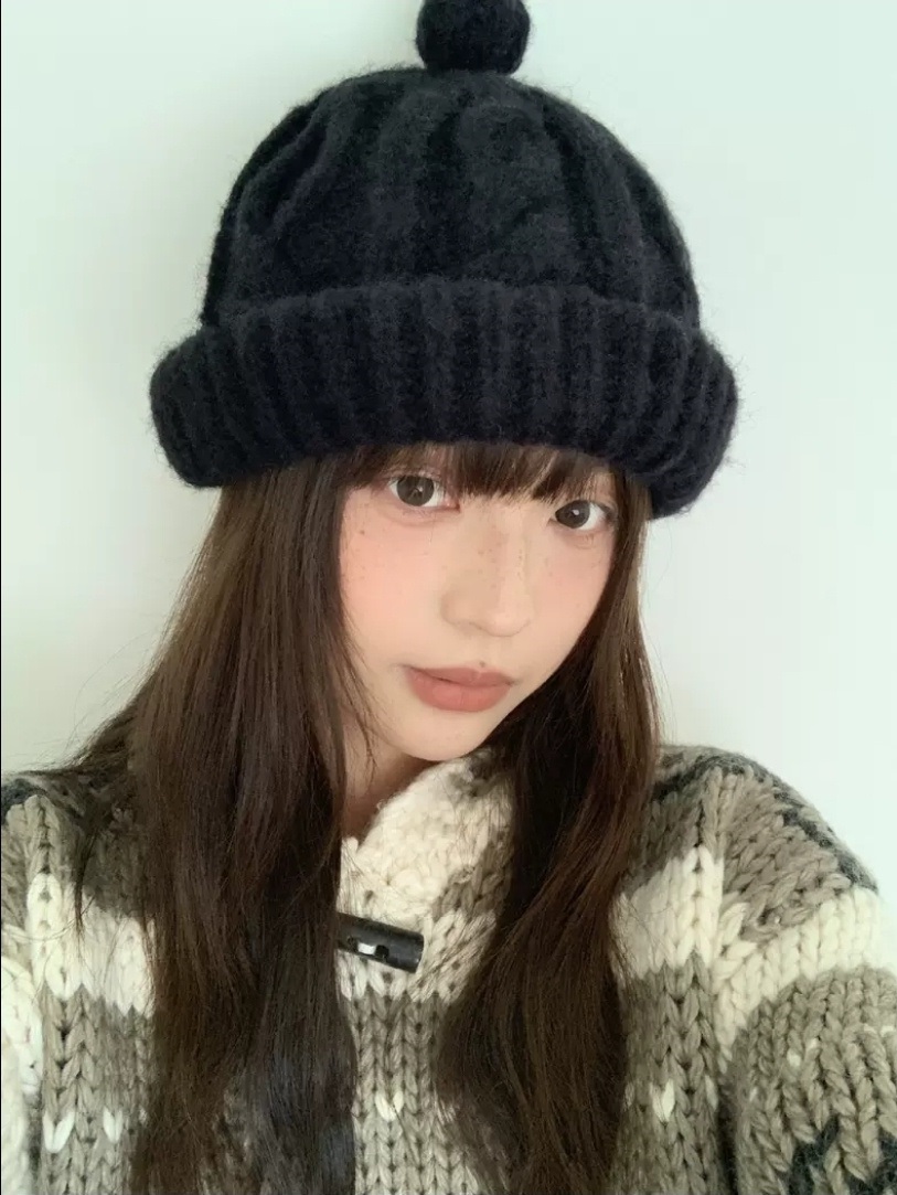 ケーブルカラービーニー | 詳細画像6