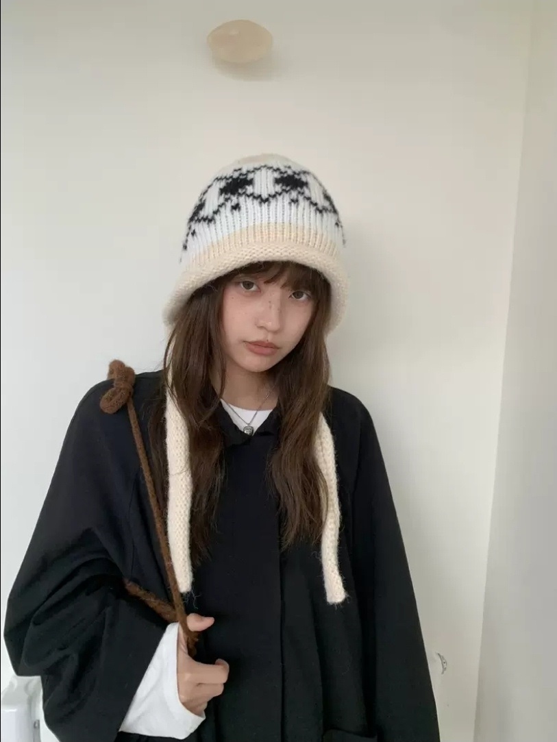 ウール混配色カラービーニー | 詳細画像4