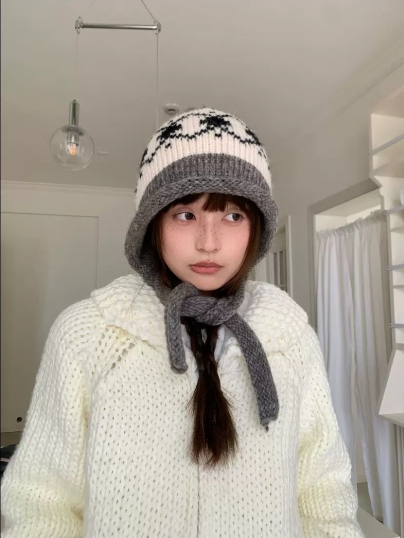 ウール混配色カラービーニー | 詳細画像6