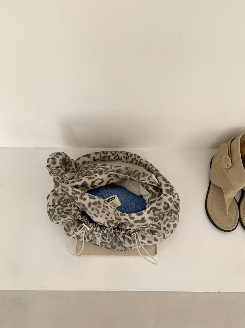 ドローコードレオパードカラーショルダーバッグ | 詳細画像17