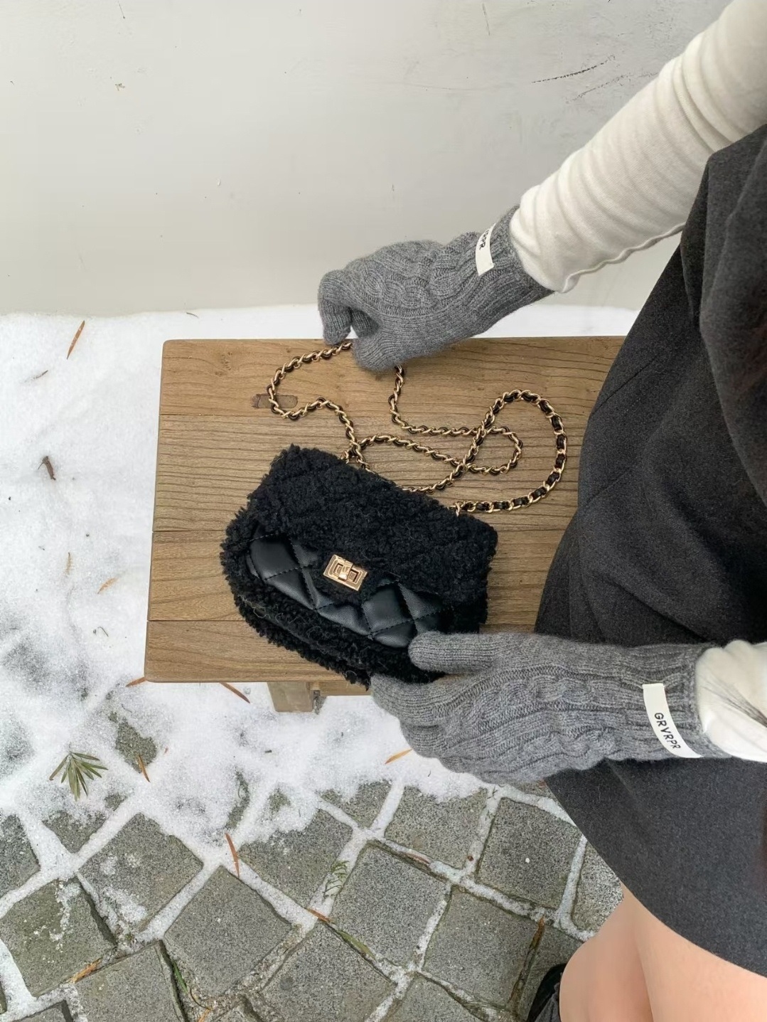 ボアカラーショルダーバッグ | 詳細画像12