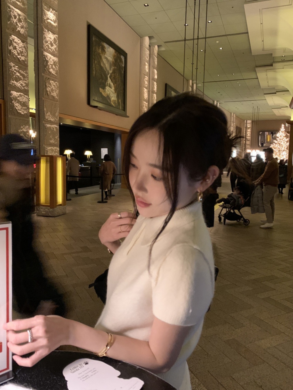 ボタンカラー半袖ニット | 詳細画像4