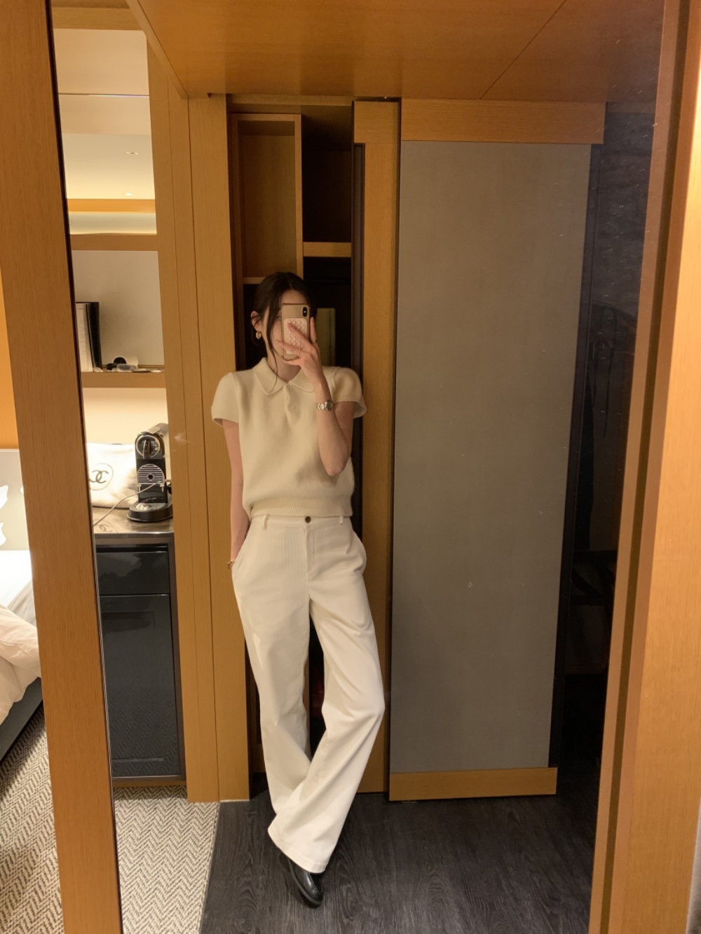 ボタンカラー半袖ニット | 詳細画像5