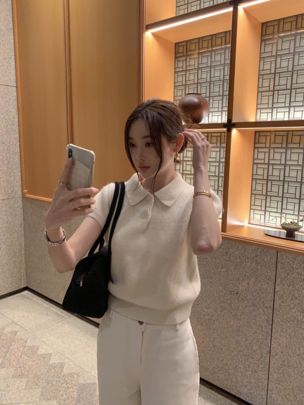 ボタンカラー半袖ニット | 詳細画像6